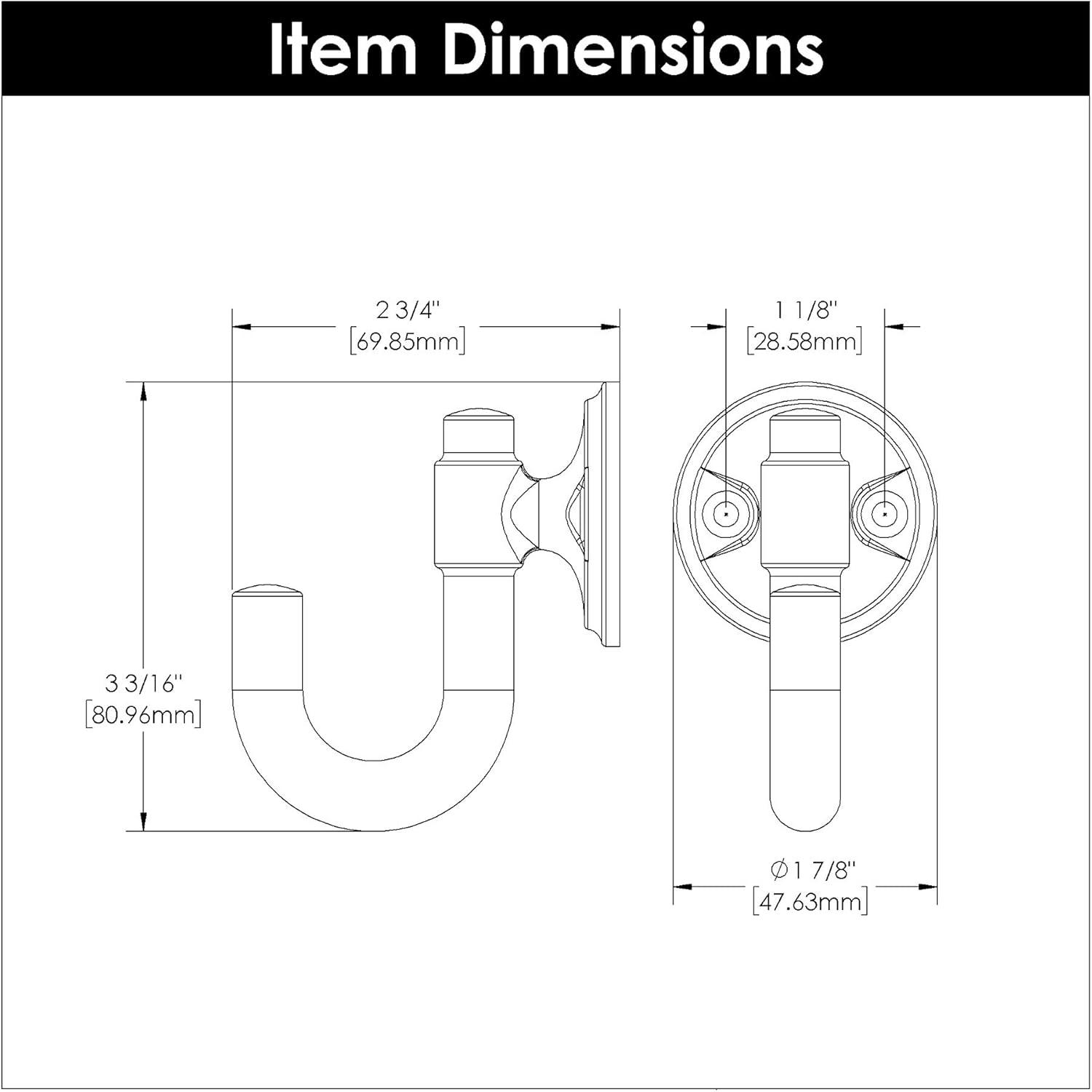 Piper Zinc Wall Hook