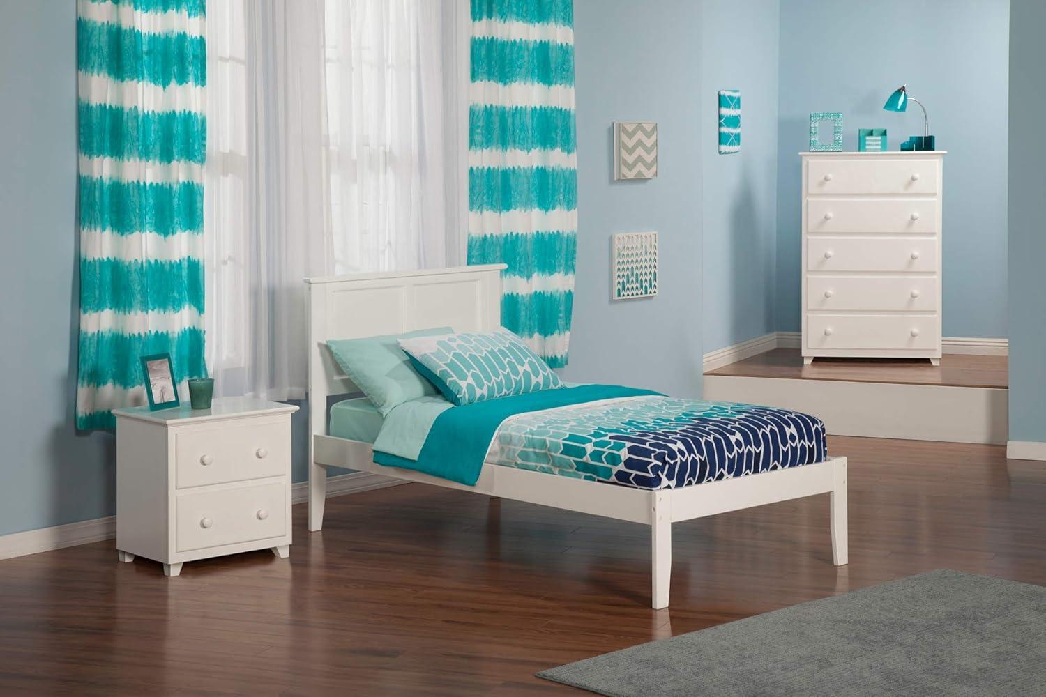 Madison Platform Bed with Open Foot Board in Multiple Colors and Sizes