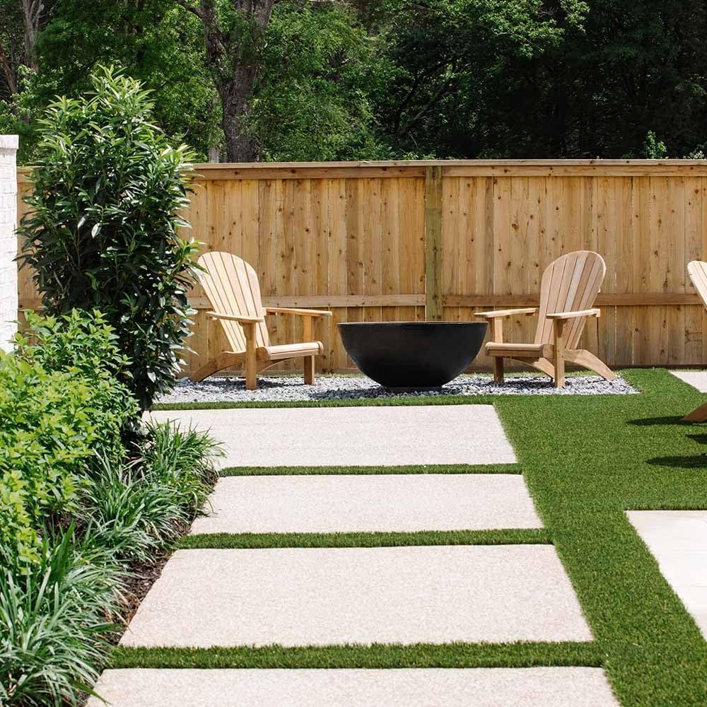 Ash & Ember 42" Hemisphere Fire Pit, Wood Burning Backyard Fireplace, Round Flat Flanged Base, Cast Iron Patina Fire Bowl, Portable Outdoor Firepit Ideal for Backyard Parties and Camping