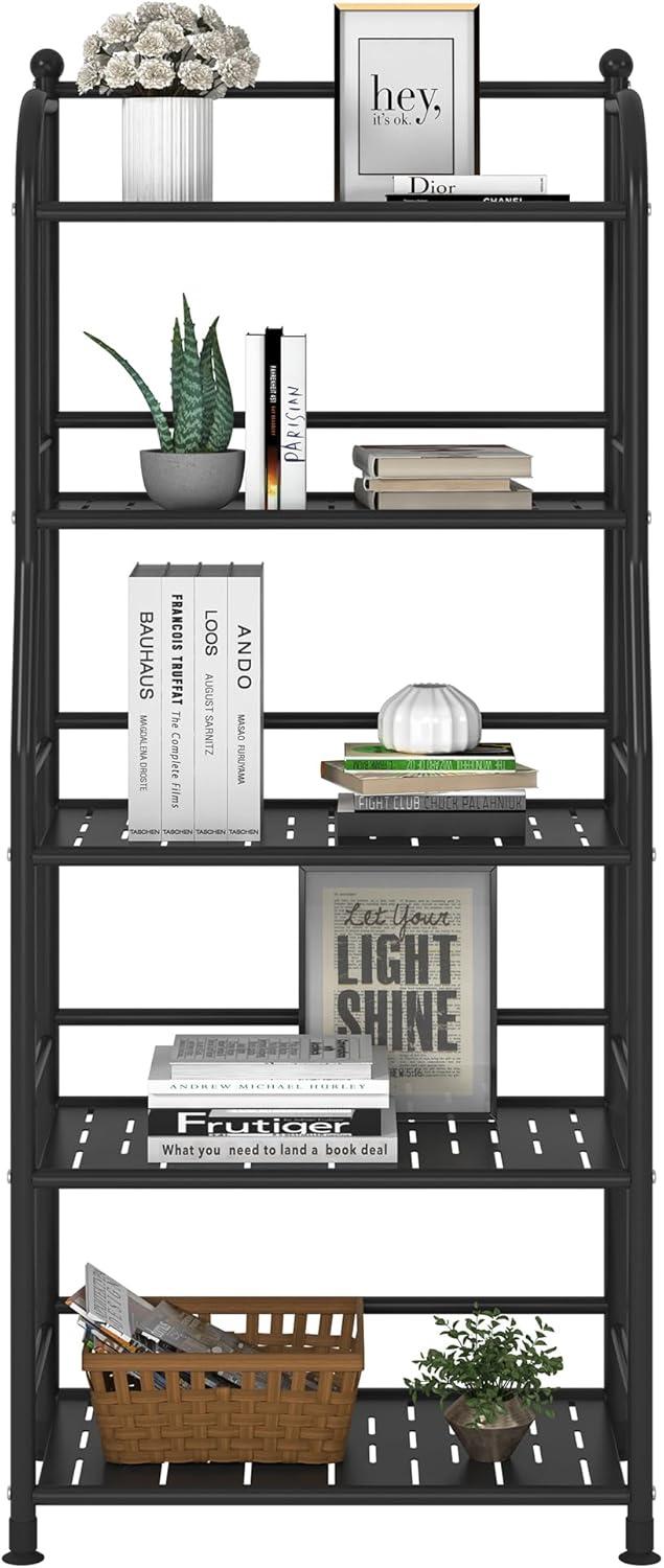 Rebrilliant Metal Shelf Storage Shelves, Living Room Shelves, Corner Kitchen Storage Shelves, Indoor Plant Shelves