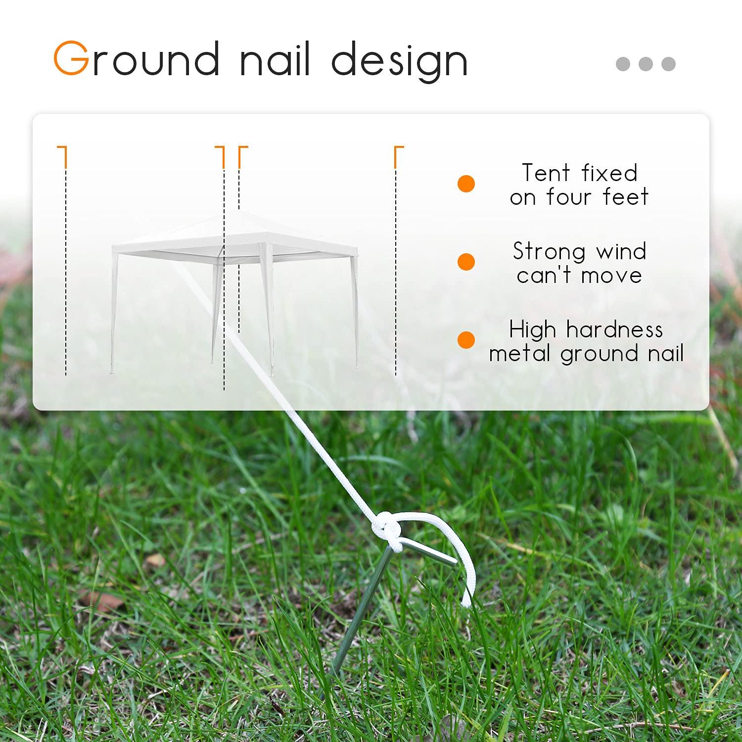 FDW 10' x 10' Outdoor Canopy Party Wedding Tent Garden Gazebo Pavilion Cater Events & Reviews | Wayfair