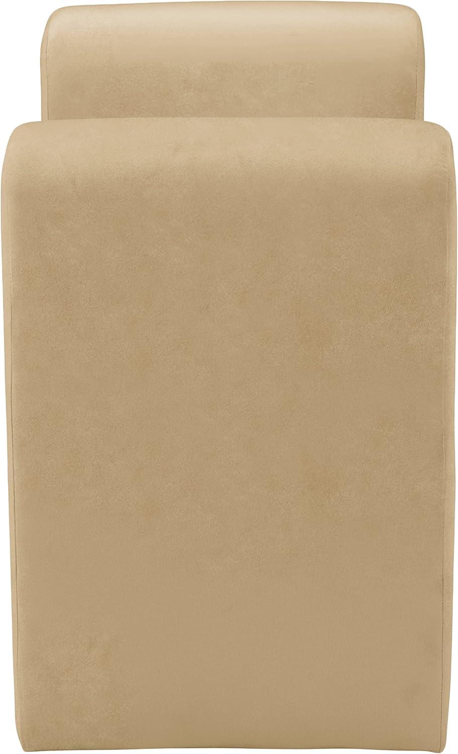 Meridian Furniture Stylus Camel Velvet Bench