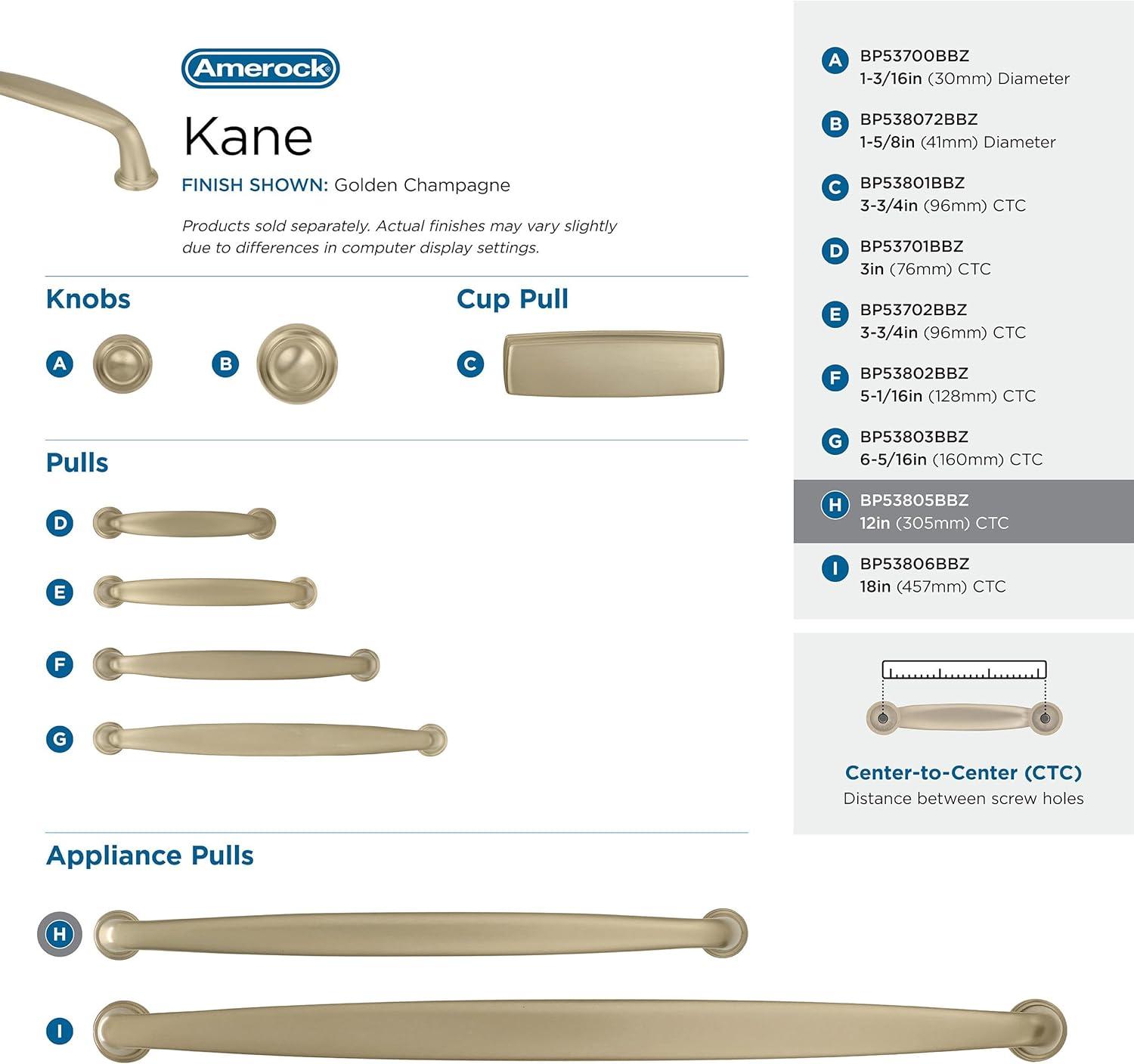 Amerock Kane Appliance Pull