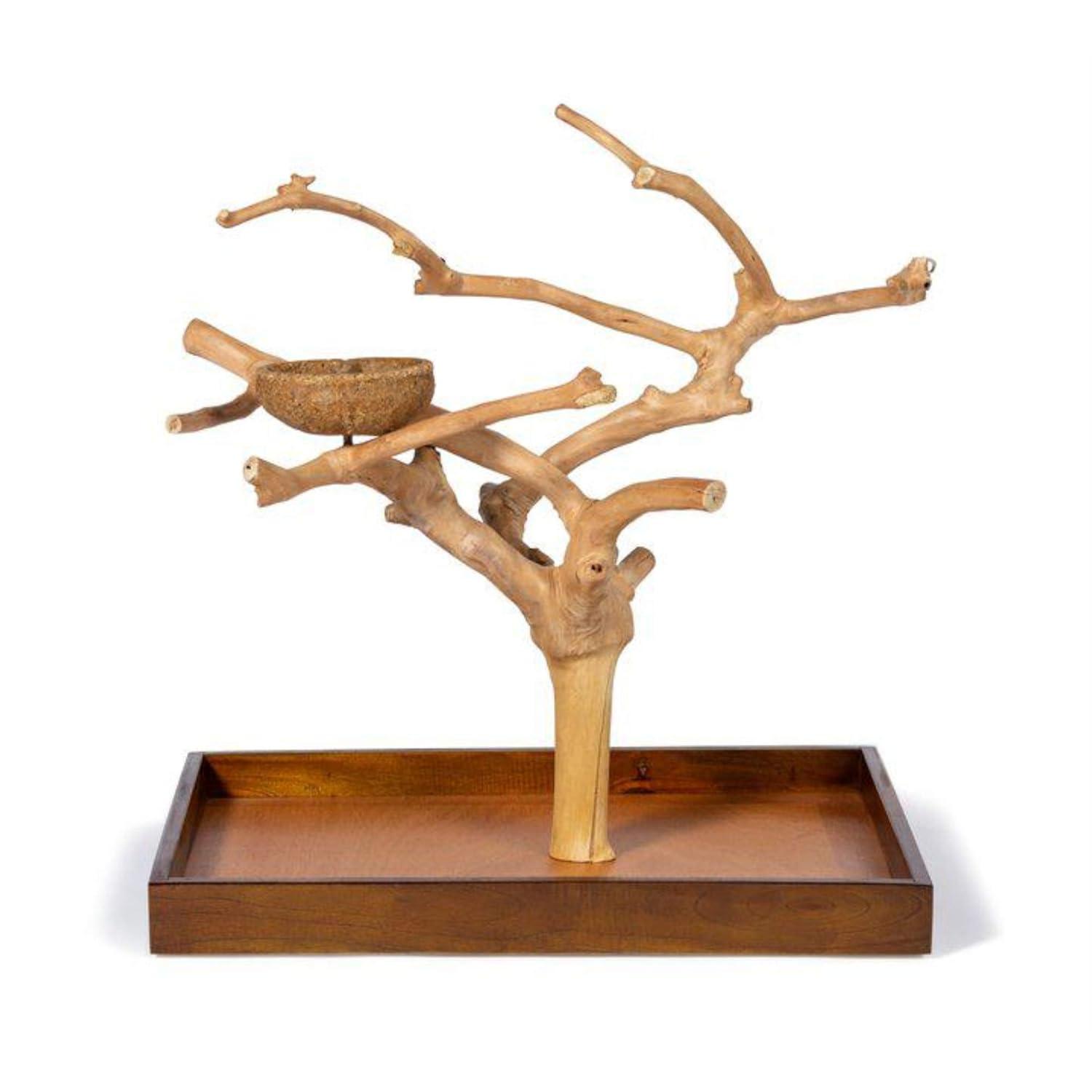 Tucker Murphy Pet™ Freeport One-of-a-Kind 22.5'' Wood Bird Play Stand for Table Top