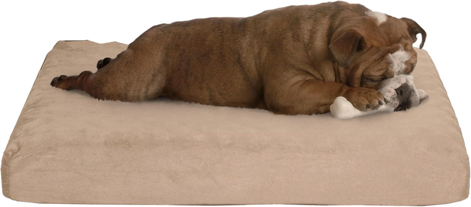 Pet Adobe Orthopedic Memory Foam Dog Bed - Tan