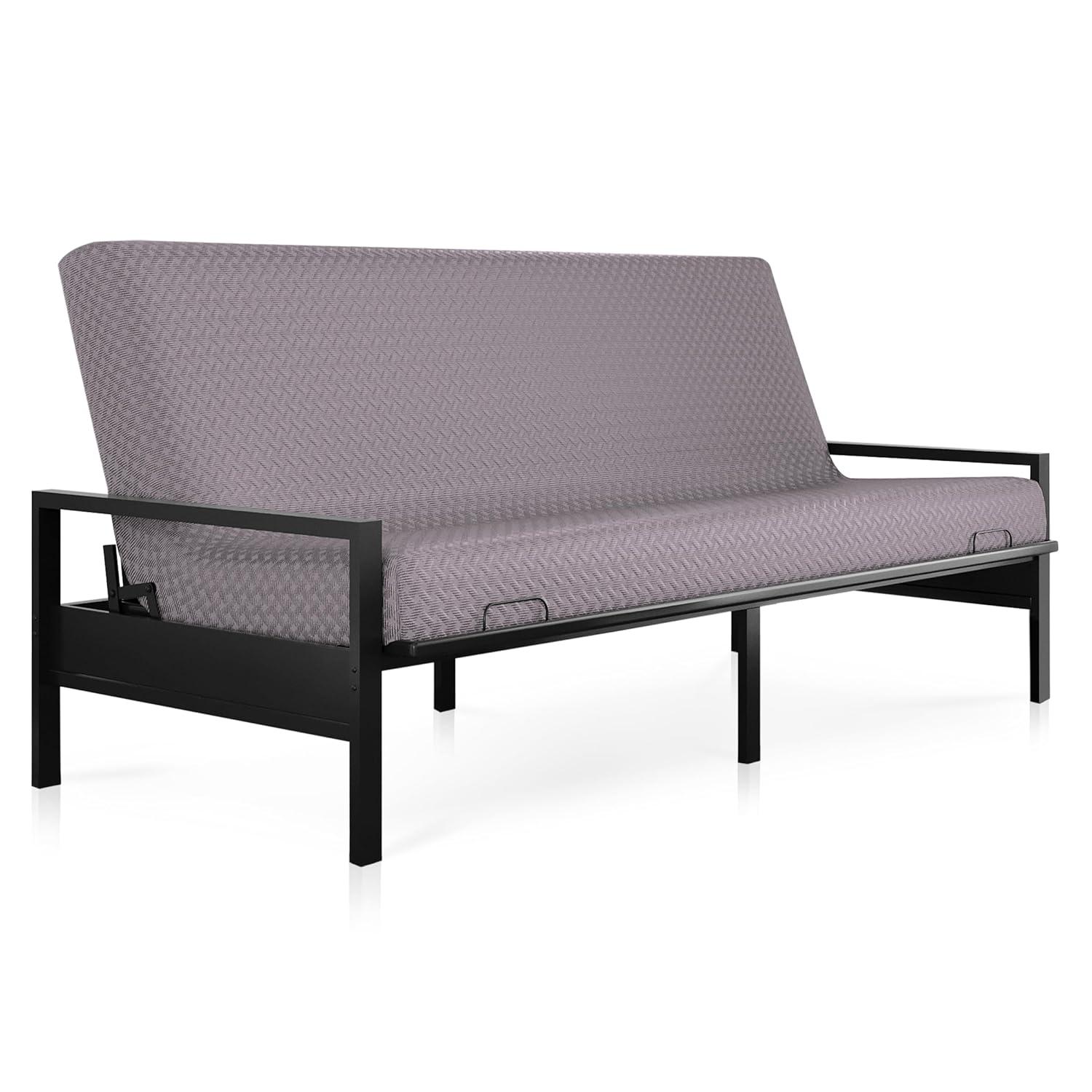 Milliard Full Size Memory Foam Futon Mattress, Gray