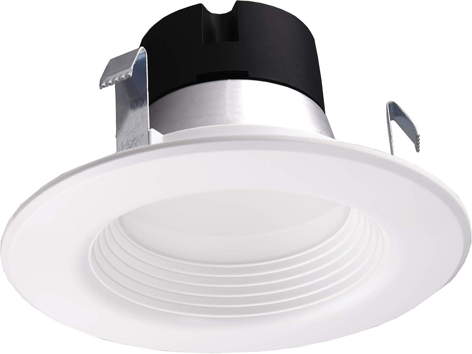 Satco S11810 4.1'' Selectable Color Temperature Dimmable IC Rated LED Retrofit Recessed Lighting Kit