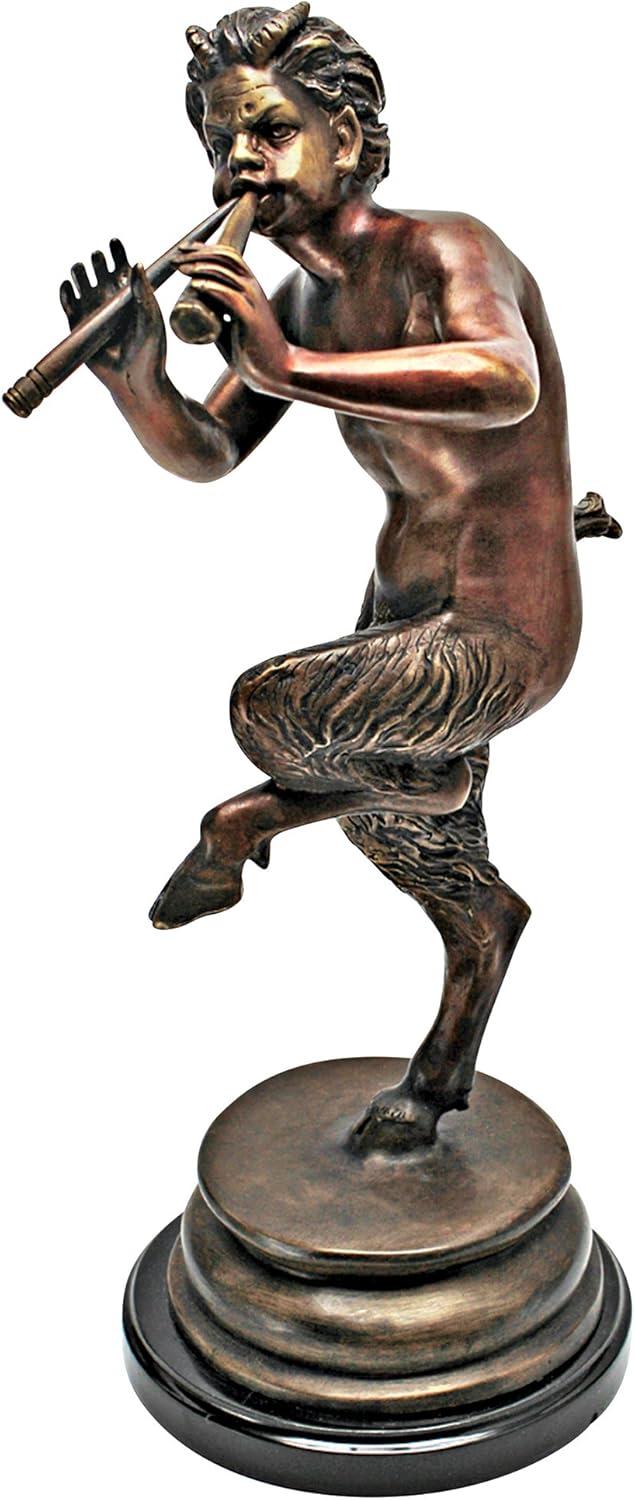 Design Toscano Pan, Greek God of the Forest Bronze Statue