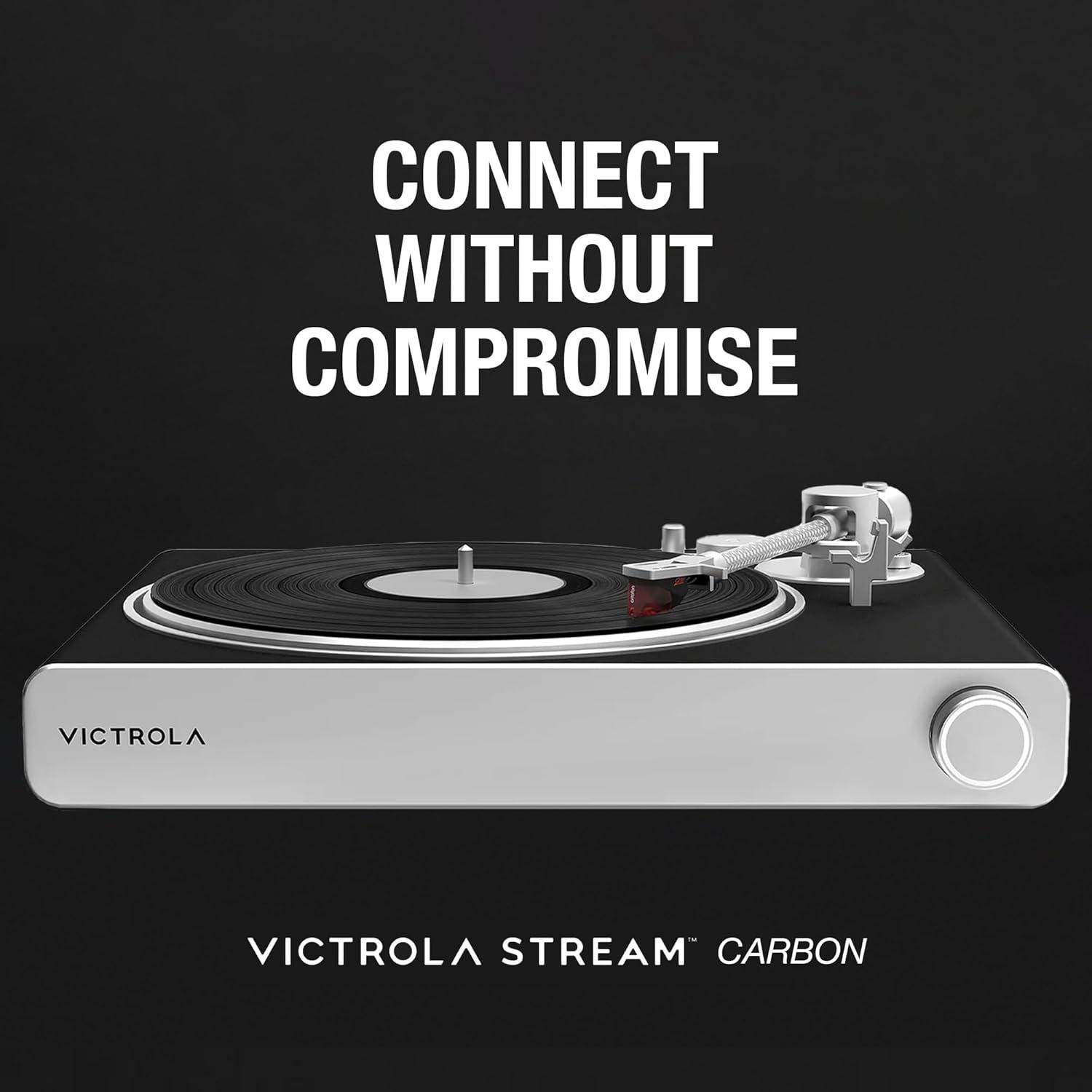 Victrola Stream Carbon Works with Sonos Turntable