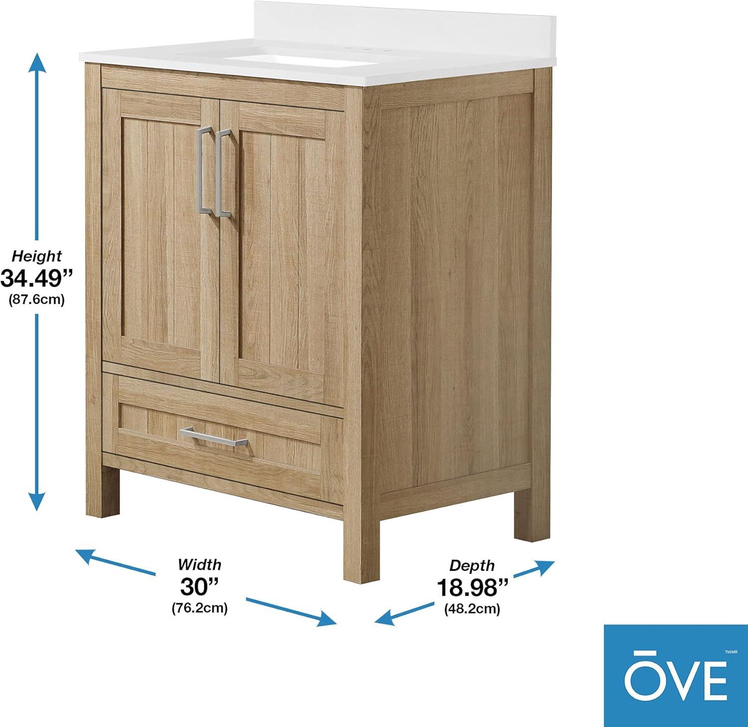 OVE Decors Kansas 30" Single Bathroom Vanity