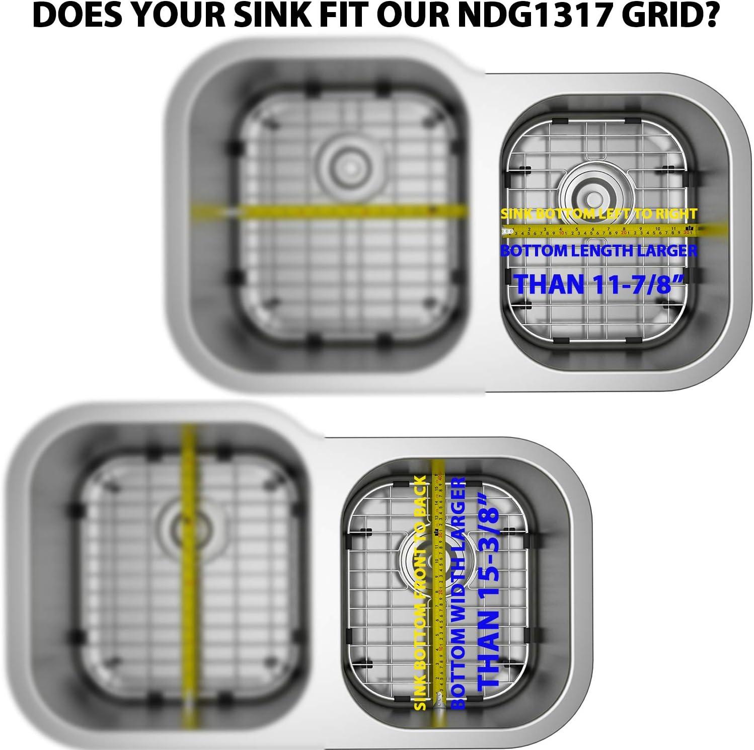 11.85 x 15.47 Inch Stainless Steel Sink Grid