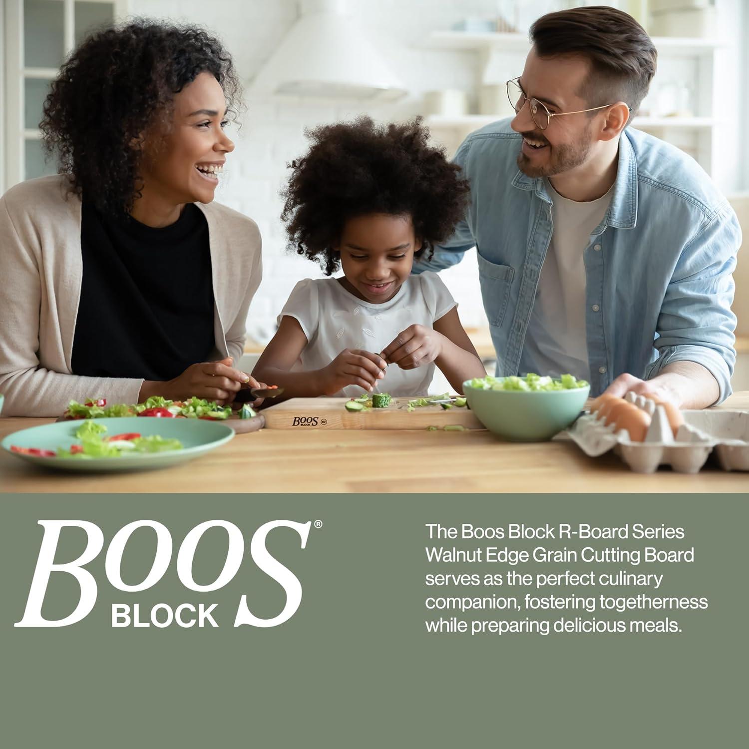 John Boos John Boos 18" Round Cutting Board, 1.5" Edge Grain