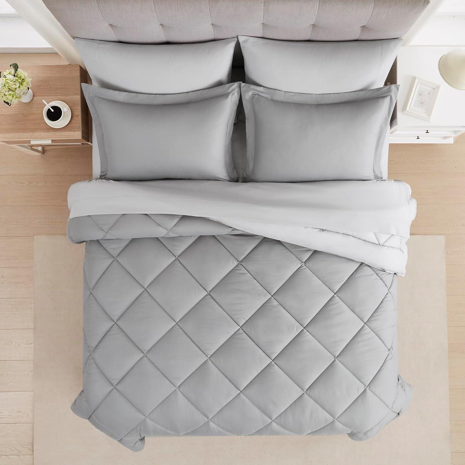 Modern Threads Modern Threads 7-Piece Reversible Comforter Set - Includes Comforter, Sheets, Pillowcases, and Shams