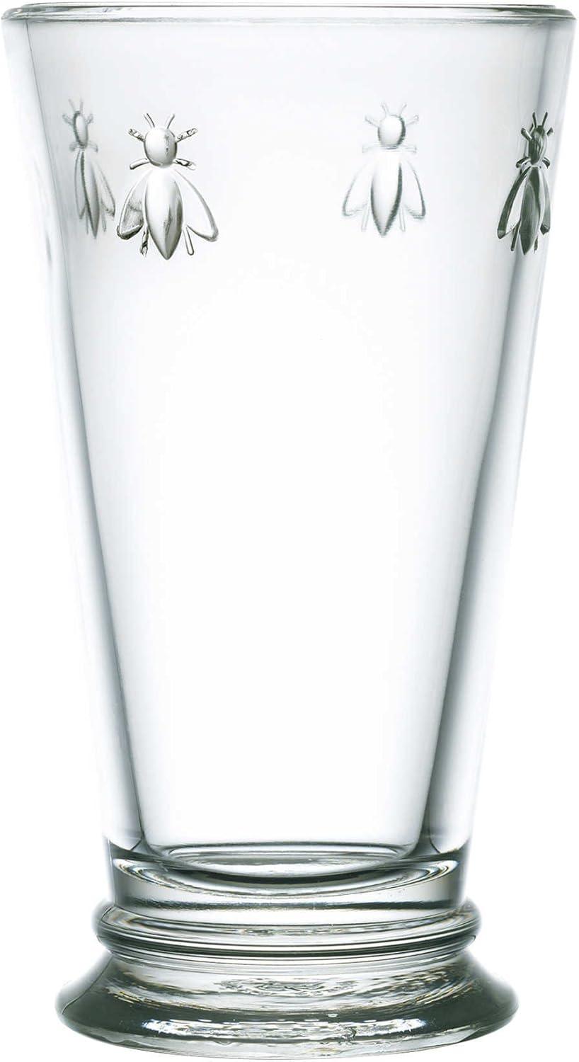 La Rochere Napoleon Bee Double Old Fashioned Tumbler Set of 6 – La Rochere Bee Glassware Sets – Fancy Glassware Drinking Glasses (15 oz)