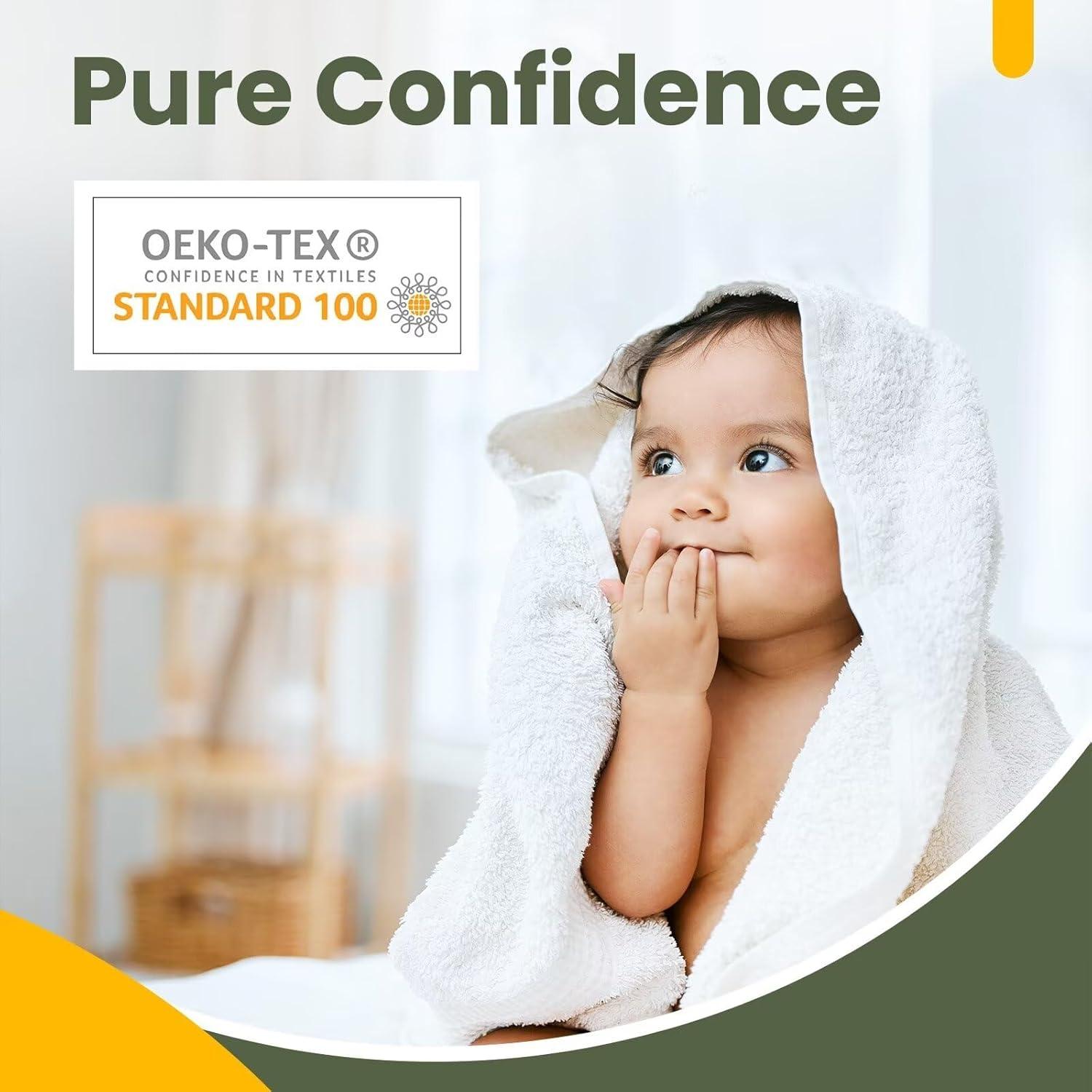 Waterproof Pillow Protectors with Zipper King Size - 2 Pack Waterproof Zippered Pillowcases Encasement, Breathable Protective Pillow Covers 20 x 38 Inches