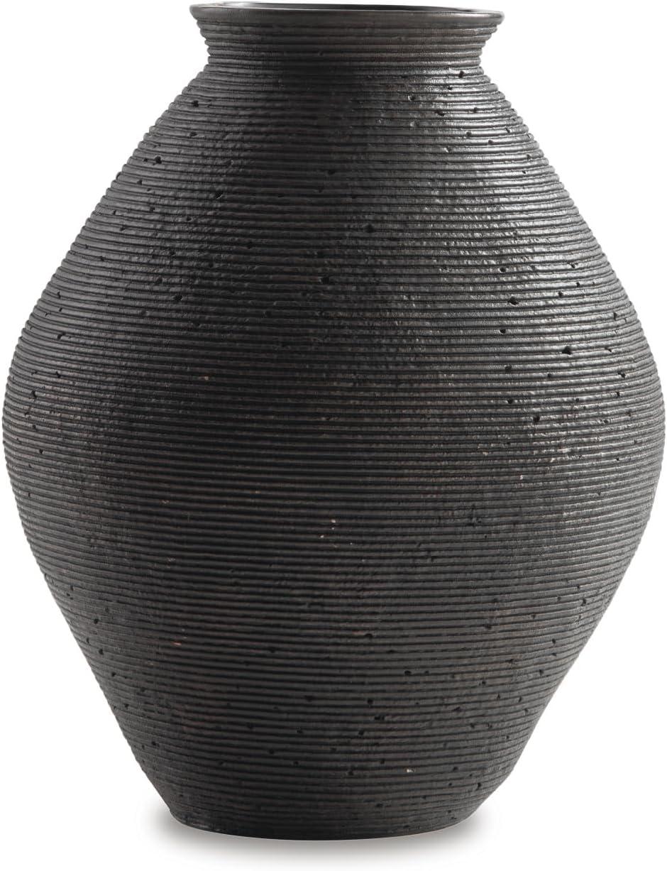 Signature Design by Ashley Casual Hannela Vase  Antique Brown