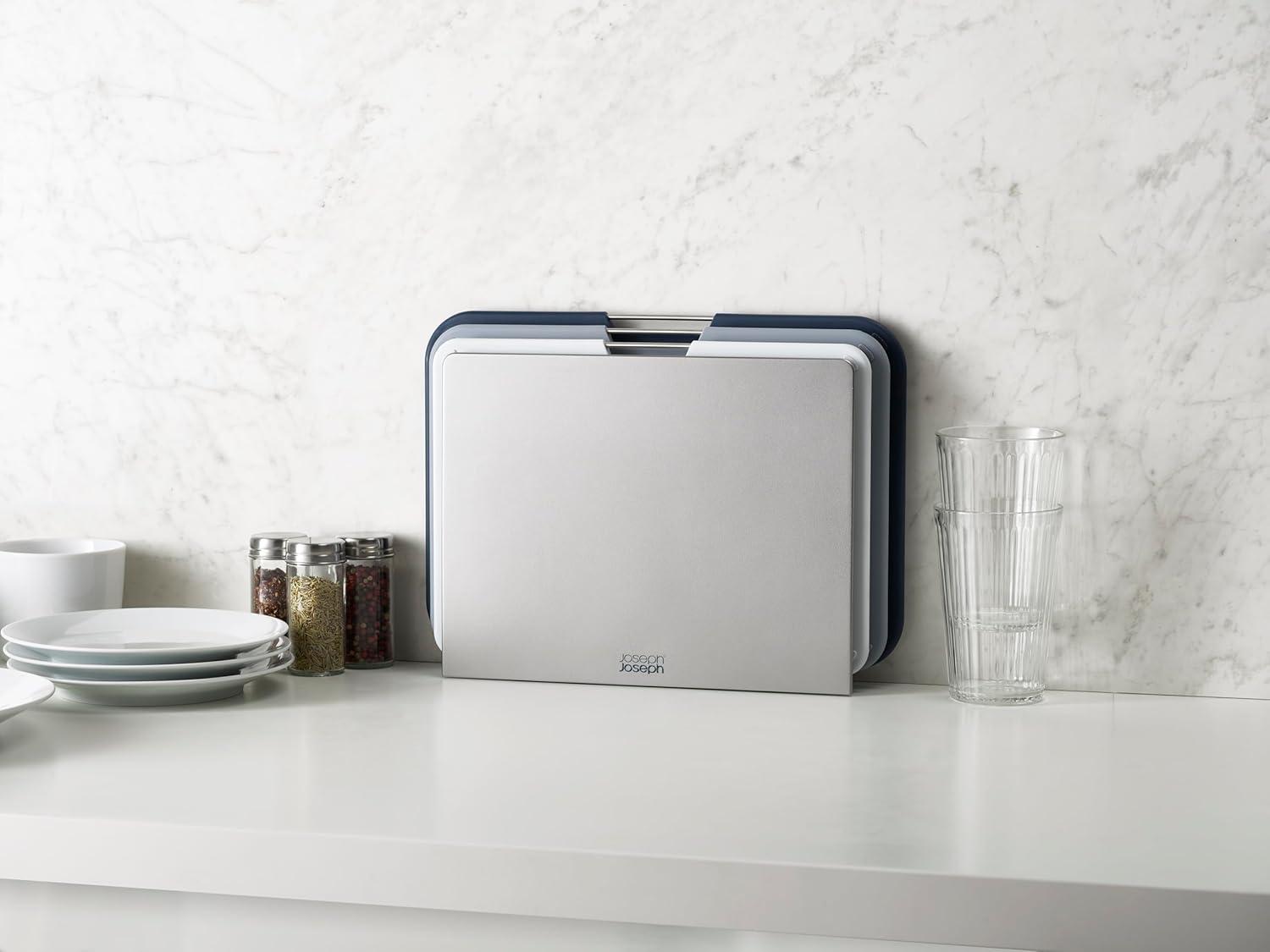 Joseph Joseph Joseph Joseph Nest Boards 3-Piece Cutting Board Set with Stand