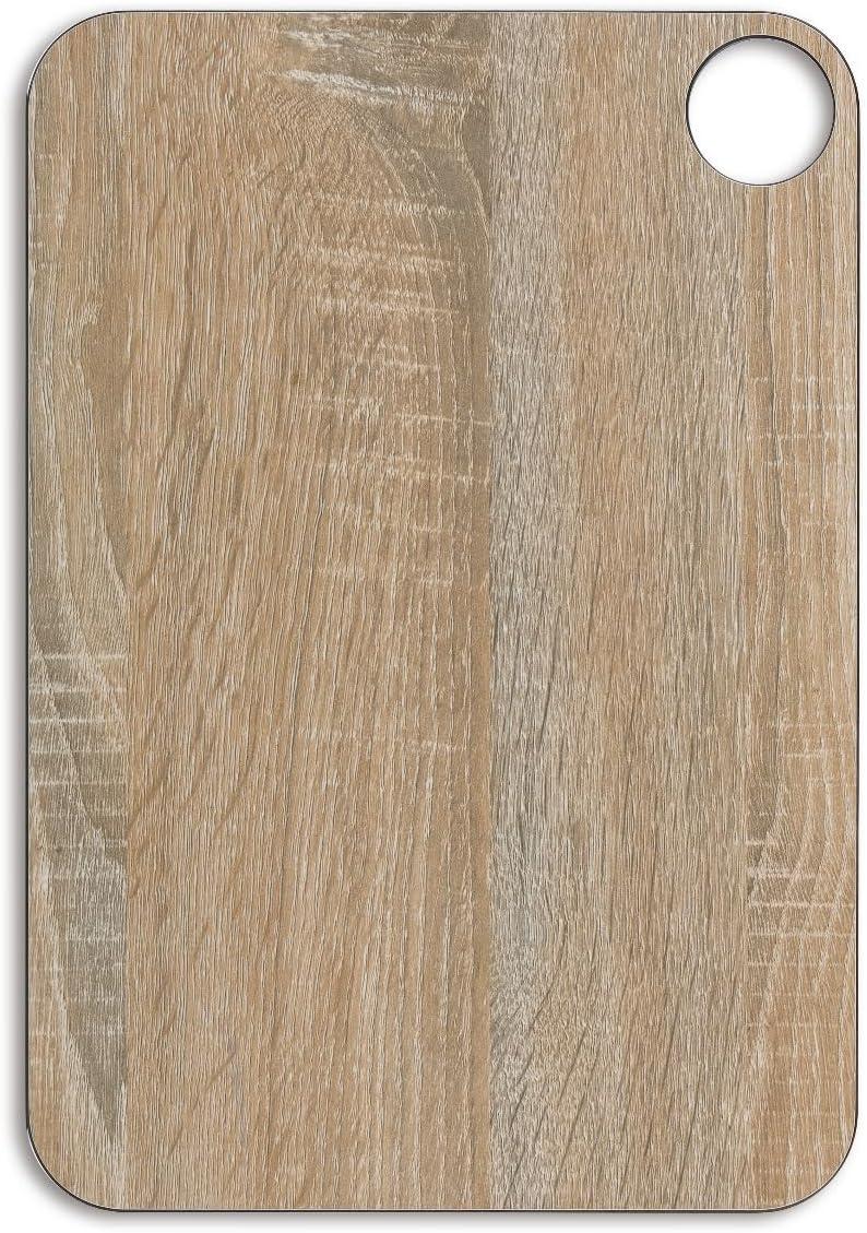 ARCOS Brown Cutting & Serving Board with Hanger, 13" x 9", Cellulose Fibre/Resin