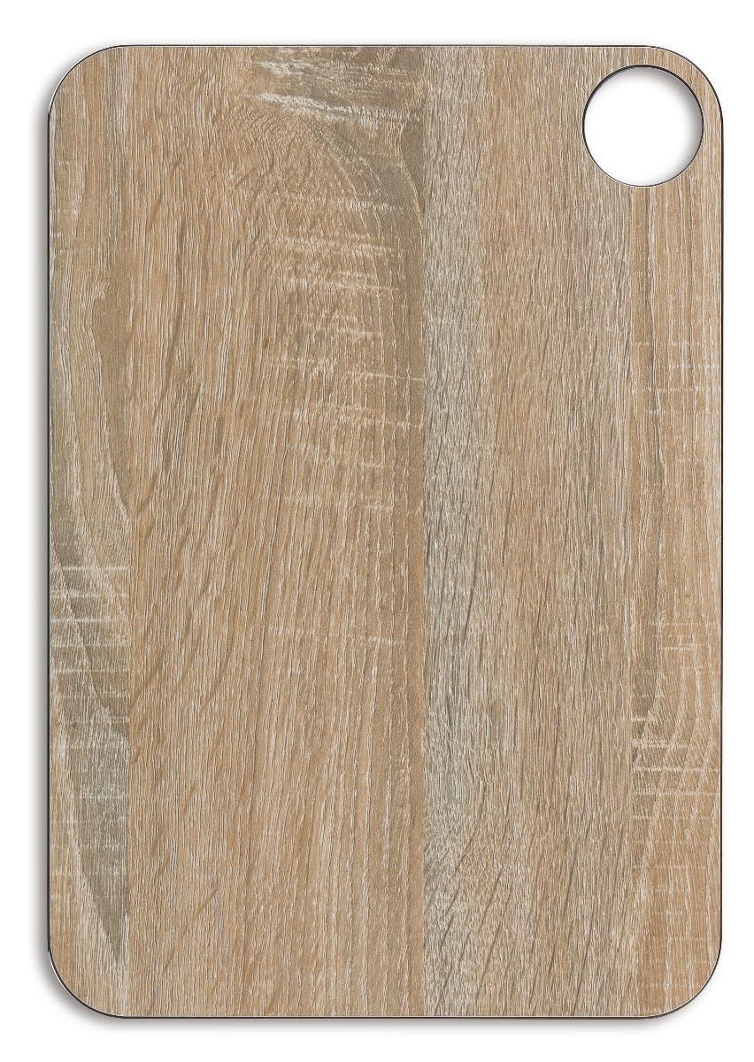 ARCOS Brown Cutting & Serving Board with Hanger, 13" x 9", Cellulose Fibre/Resin