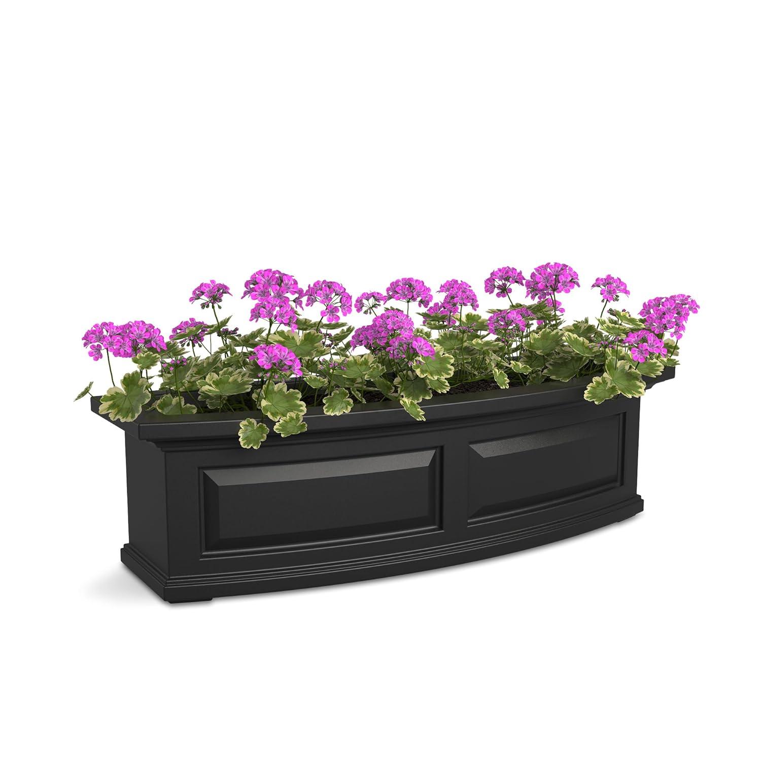 Nantucket Resin Window Box with Water Reservoir