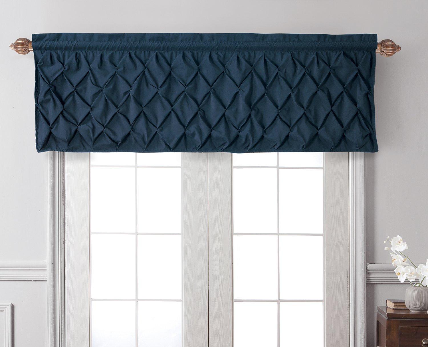 Remorb Modern Window Valance with Rod Pocket
