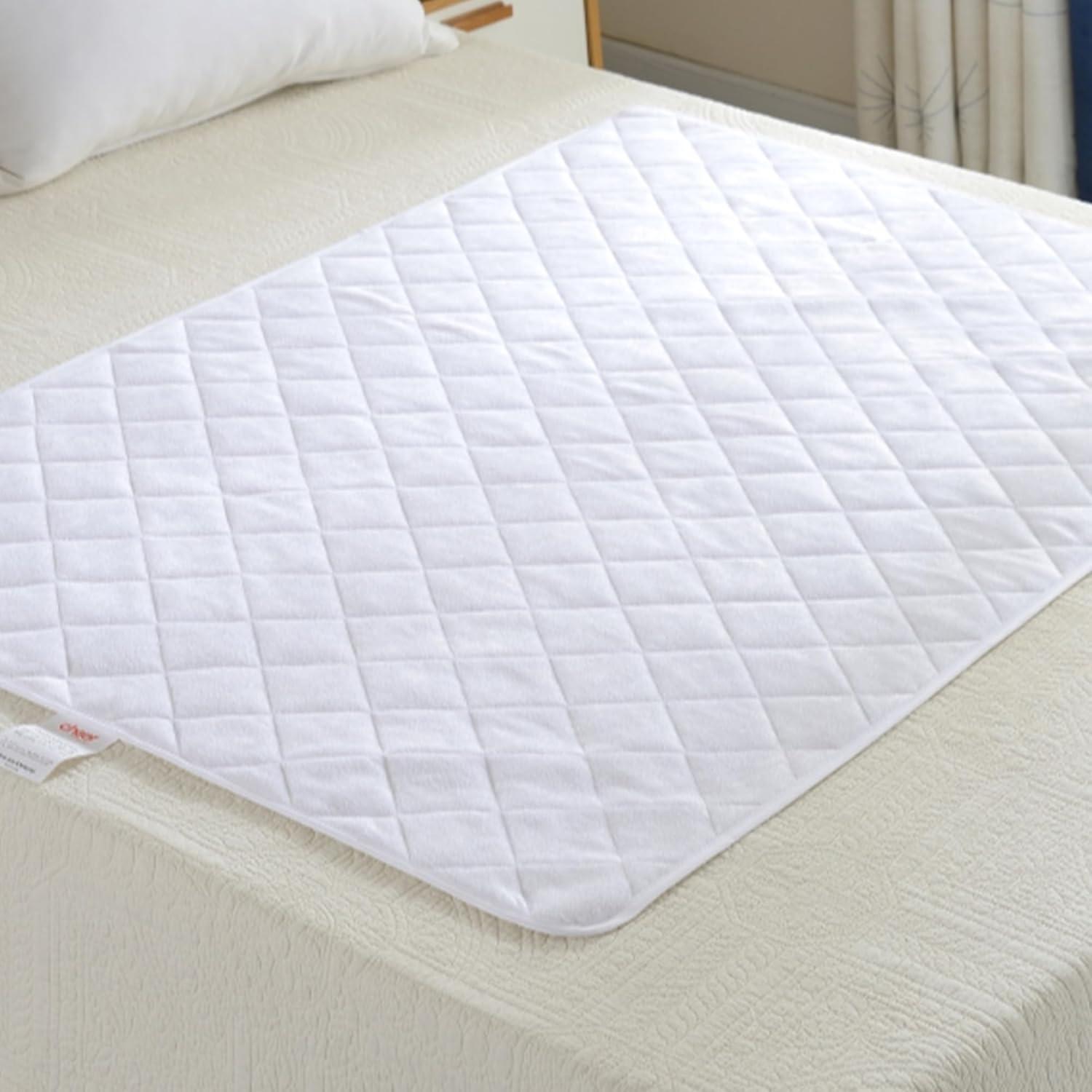 Cheer Collection Set of 2 Terry Rayon from Bamboo Large Waterproof Mattress Protector (34" x 52")