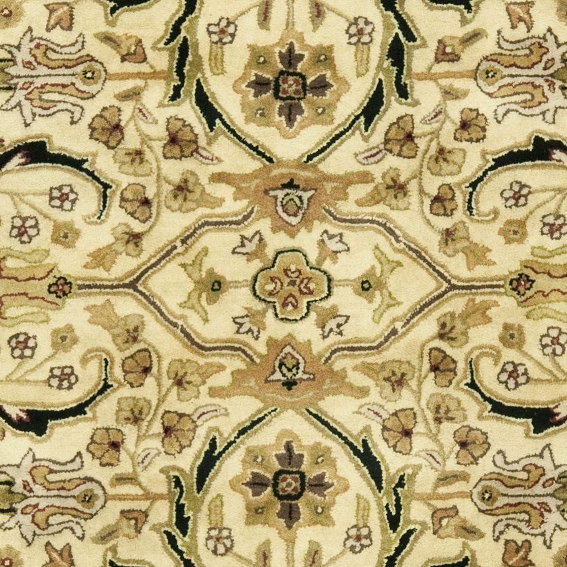 Heritage HG644 Hand Tufted Area Rug - Ivory/Black - 7'6"x9'6" - Safavieh.