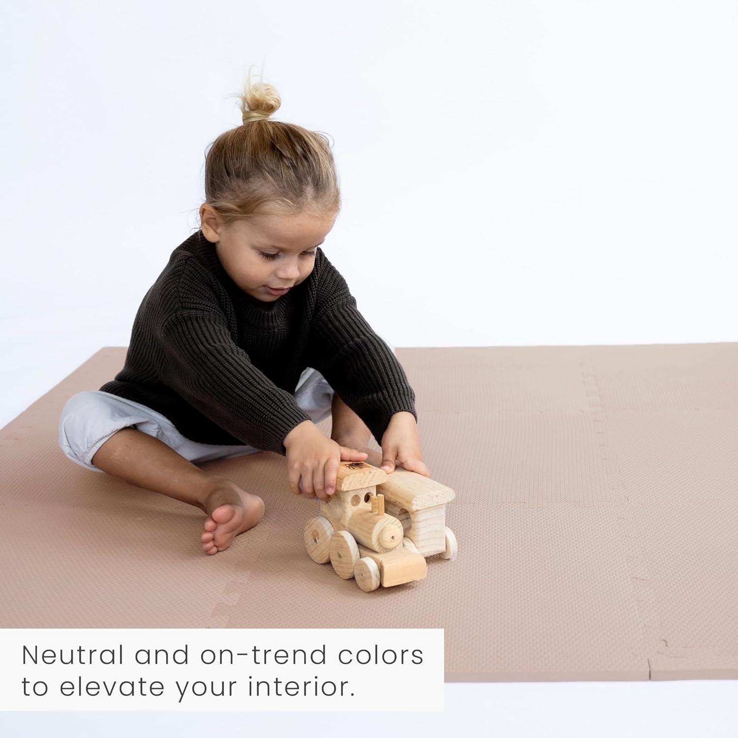 Toddlekind Classic Foam Puzzle Playmat - Clay