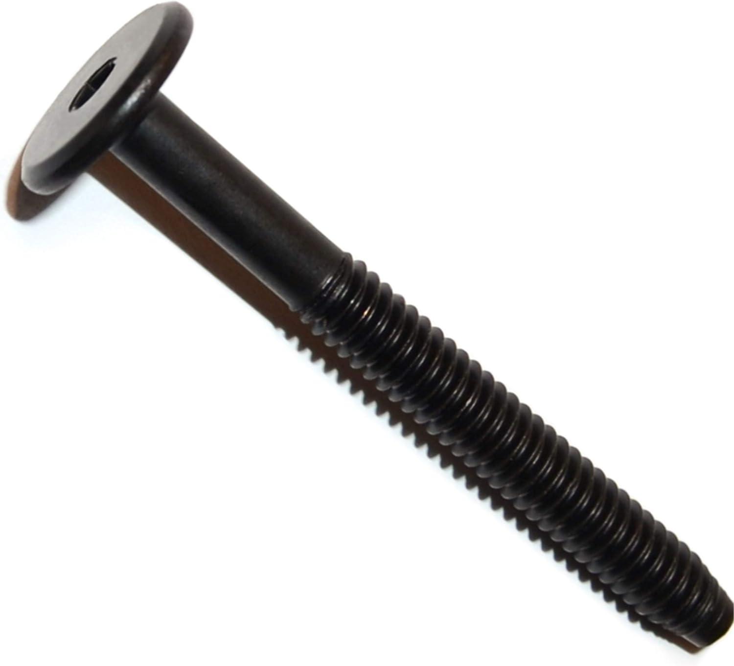 014973445805 Joint Connector Bolts, 1/4-20 x 2.36, Piece-10,Black