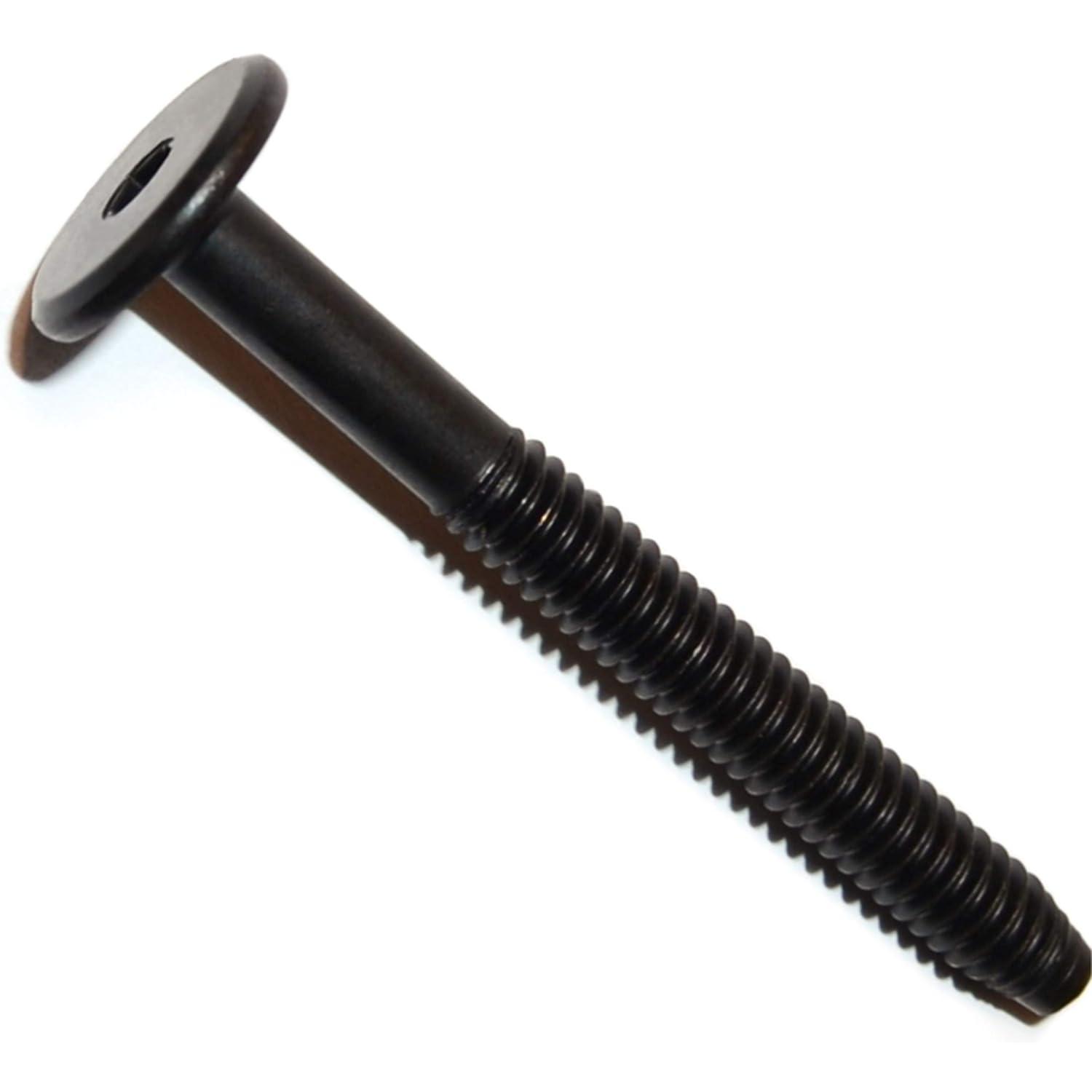 014973445805 Joint Connector Bolts, 1/4-20 x 2.36, Piece-10,Black