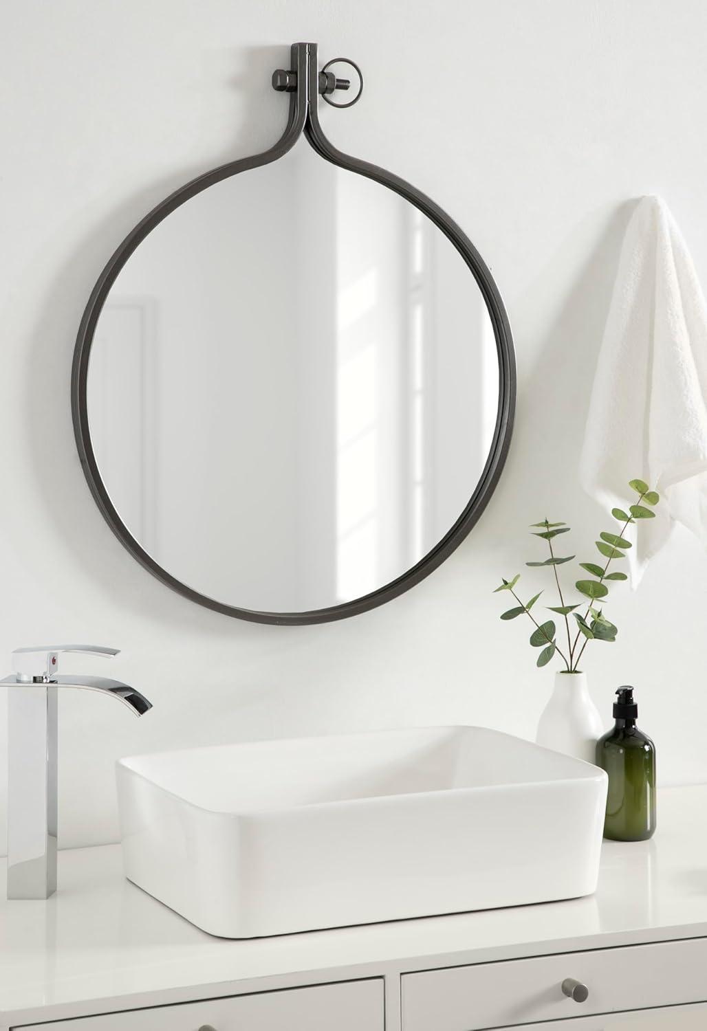 Yitro Metal Framed Wall Mirror - Kate & Laurel All Things Decor