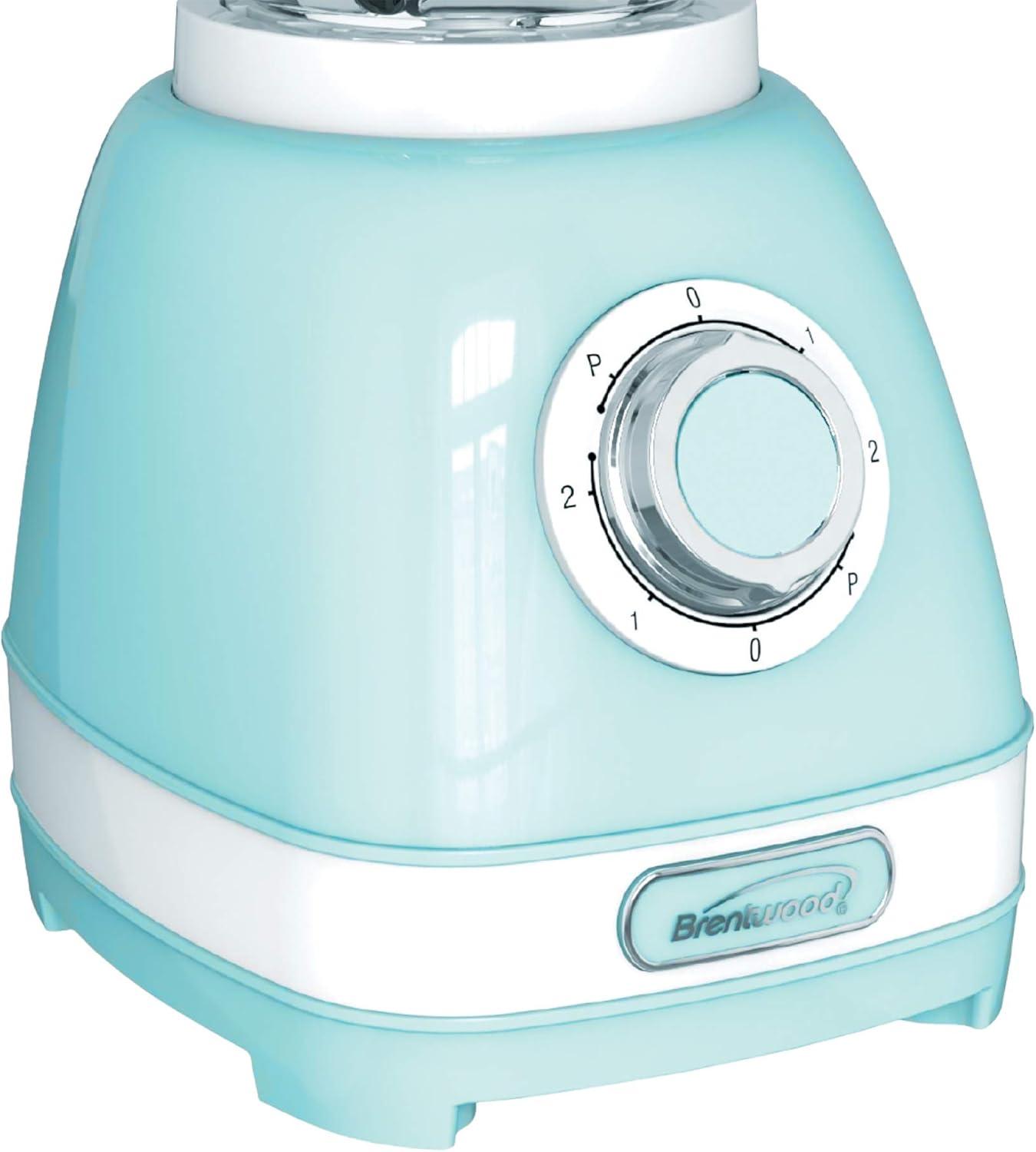 Brentwood 2-Speed Retro Blender with 50-Ounce Plastic Jar in Blue