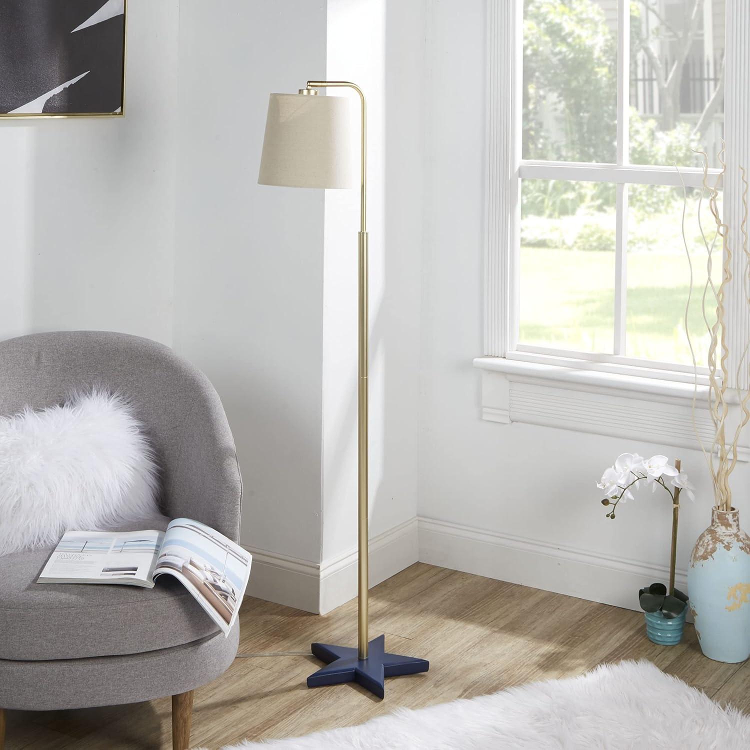 Decor Therapy 57" Star Base Downbridge Floor Lamp, Gold (PL4548)