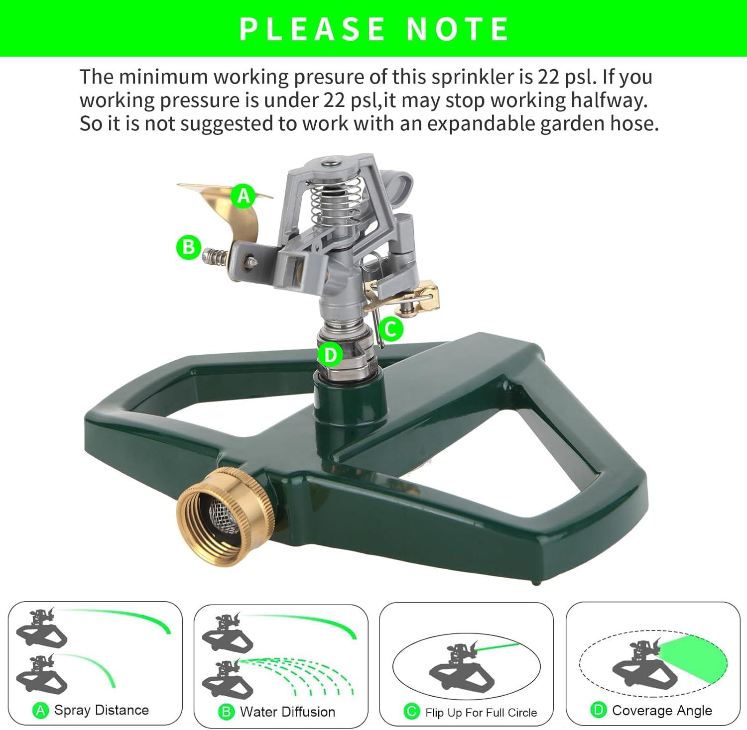 Melnor Heavy Duty Pulsating Metal Sprinkler