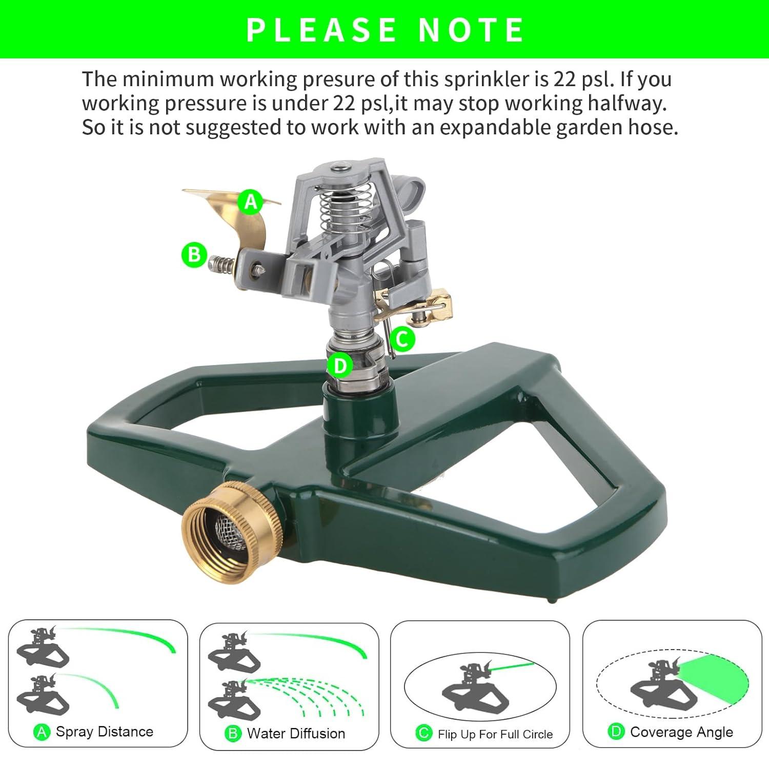 Melnor Heavy Duty Pulsating Metal Sprinkler