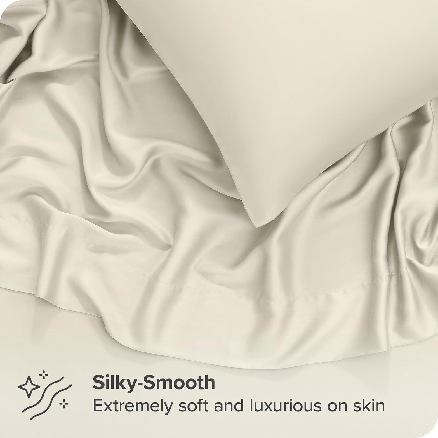 Twin XL Natural TENCEL™ Lyocell Sheet Set by Bare Home