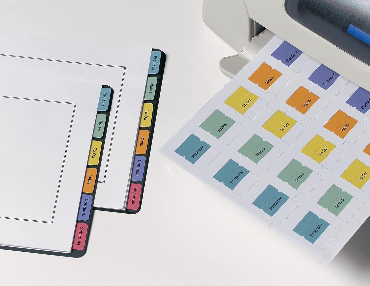 Avery Consumer Products Avery® Printable Repositionable Plastic Tabs PVC / Vinyl Hanging Files Cabinet