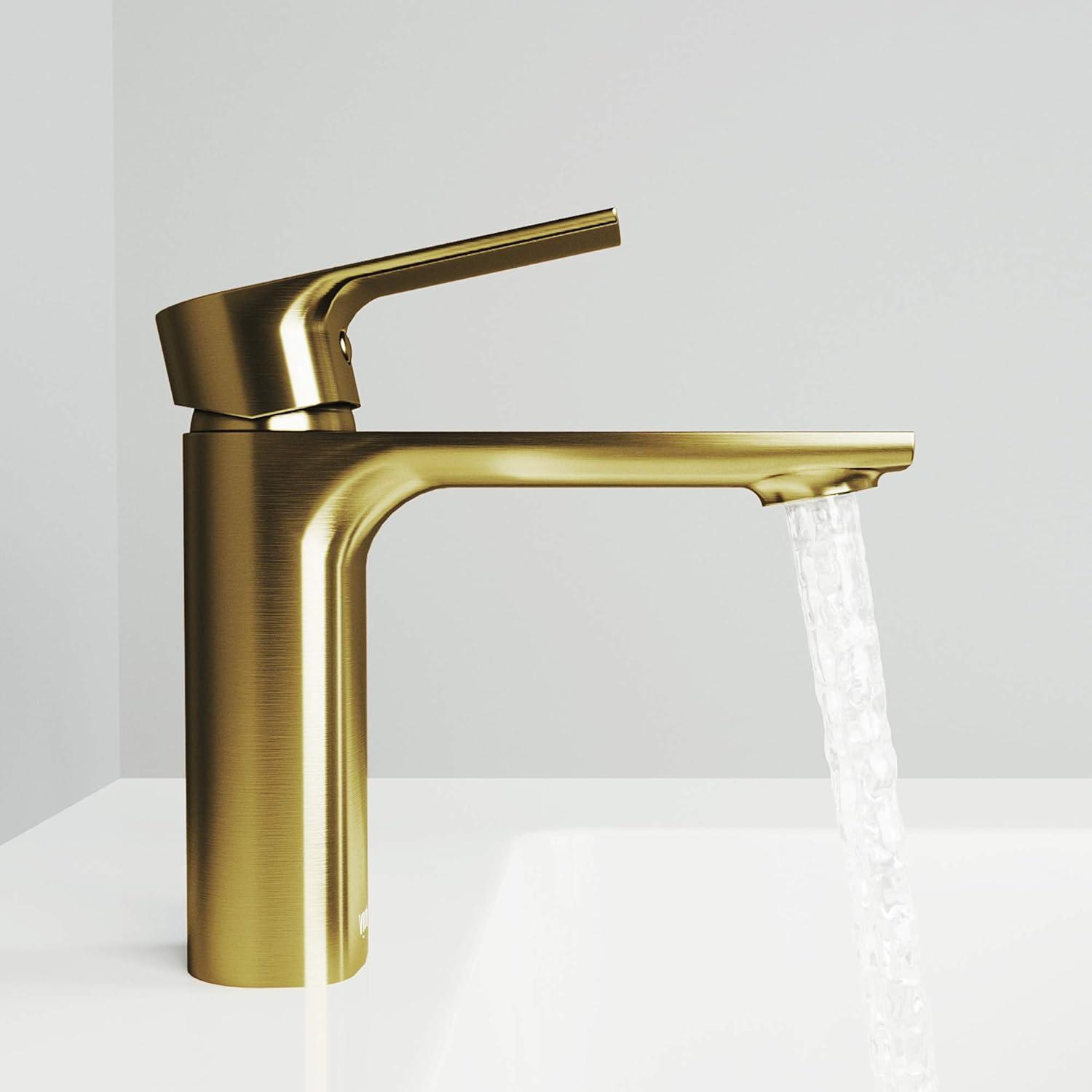 Davidson 6" H Single Handle Single Hole Bathroom Faucet
