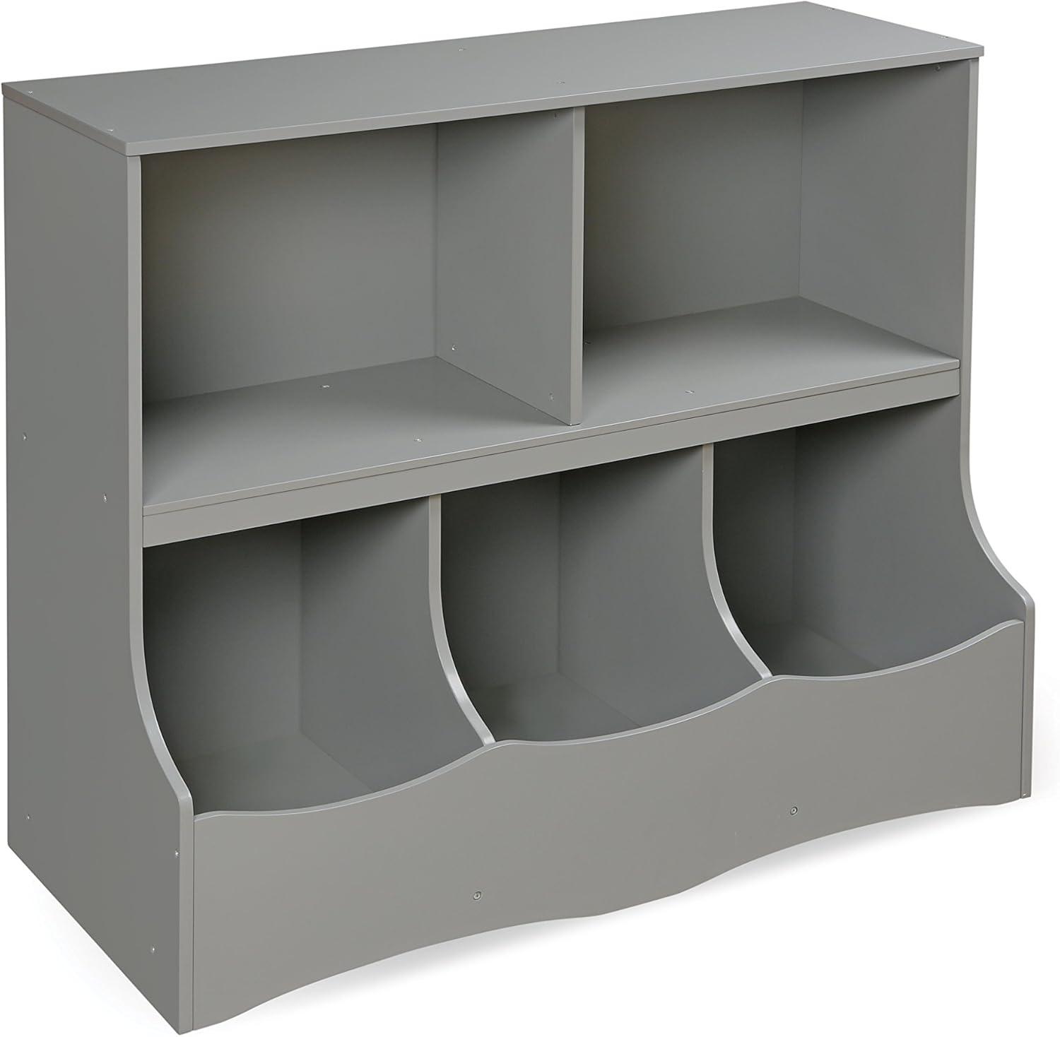 Badger Basket Multi-Bin Storage Cubby - Gray