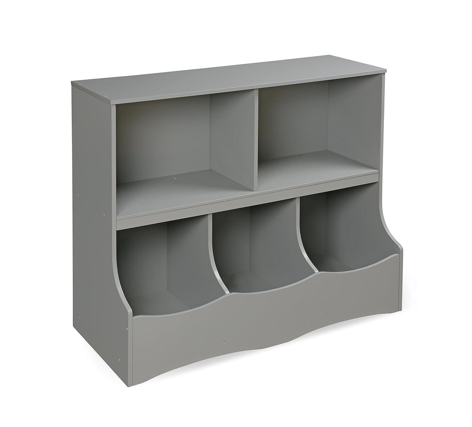Badger Basket Multi-Bin Storage Cubby - Gray