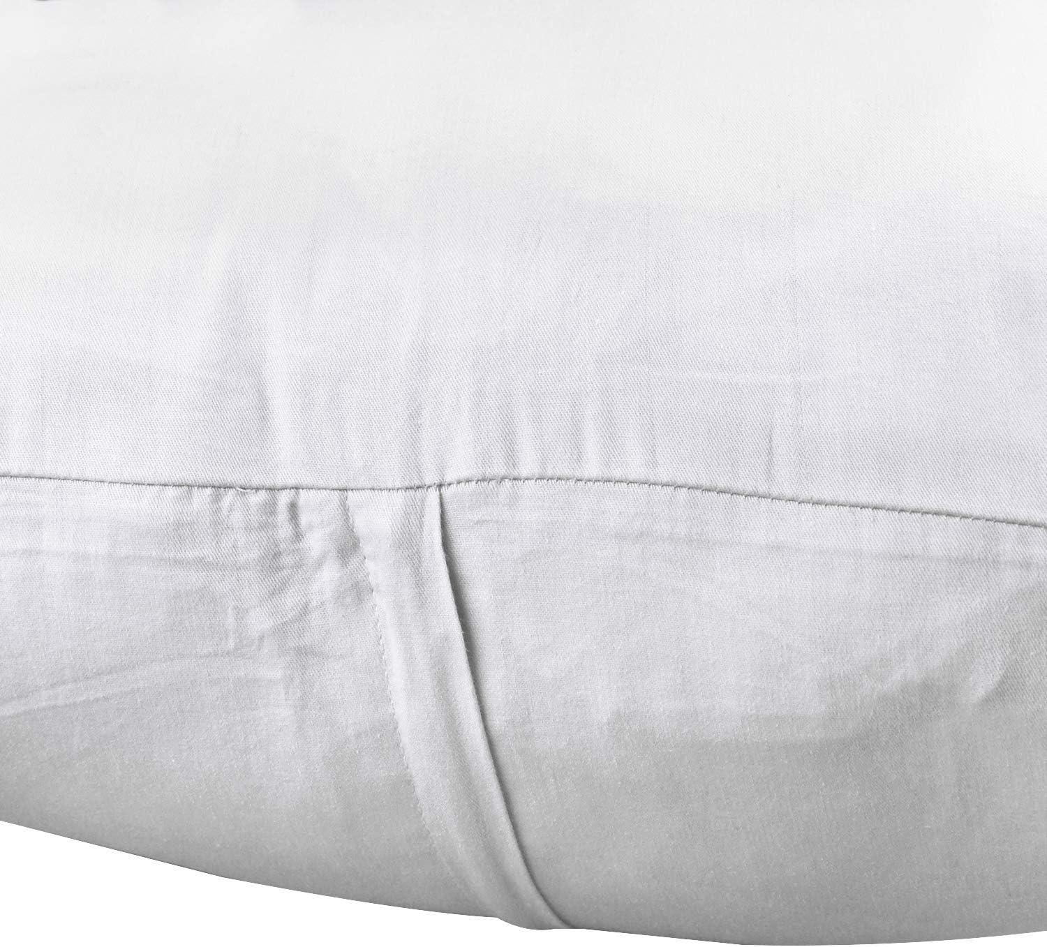 Thmyo 4-Pack 100% Cotton Comfortable Solid Decorative Throw Pillow Case, Square Cushion Cover Pillowcase Sublimation Blank Pillow Covers DIY Throw Pillowcase(18x18 inch/ 45x45cm,Light Silver Grey)