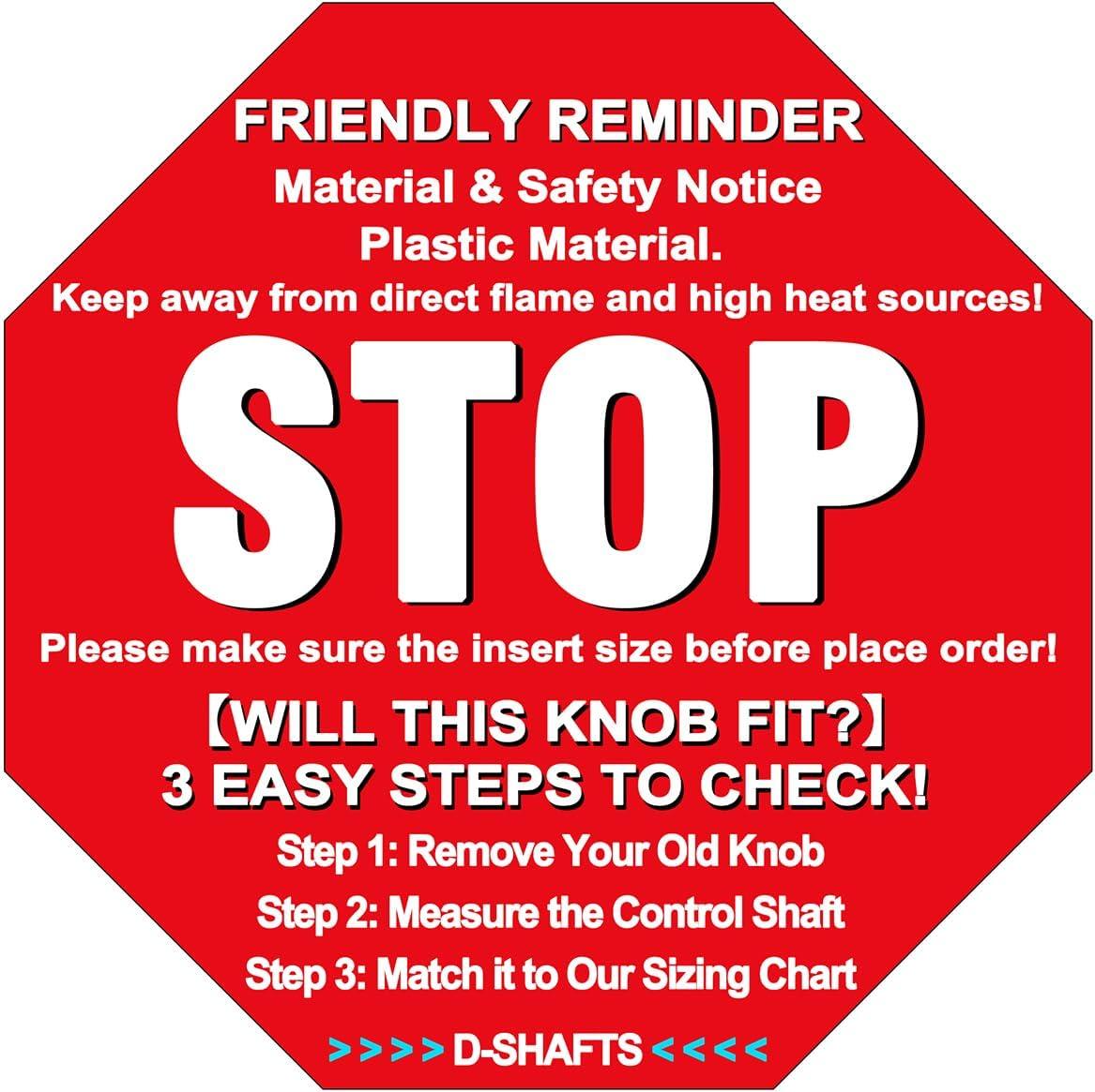 Myenne 4 Pack Oven Control Switch Knobs With 12 Adapters Universal Stove Knobs Replacements Burner Range Knobs For Oven Stove Range Black