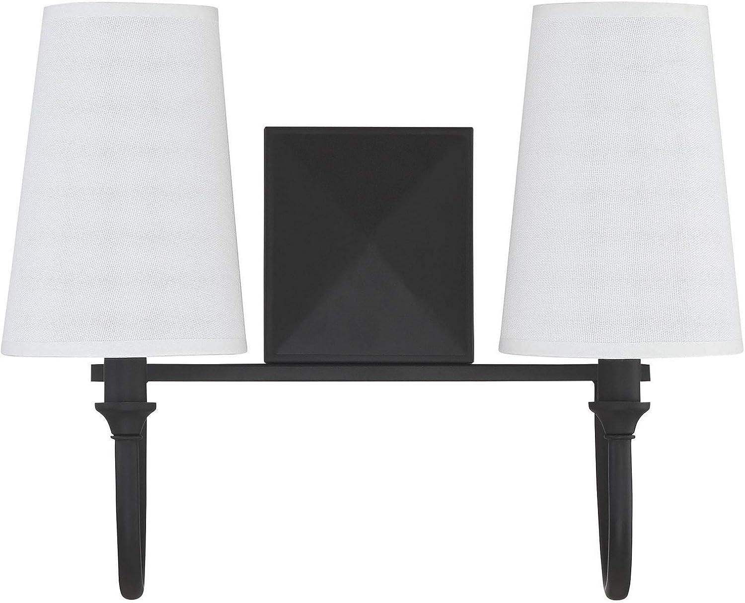 Savoy House Cameron 2 - Light Vanity in  Matte Black