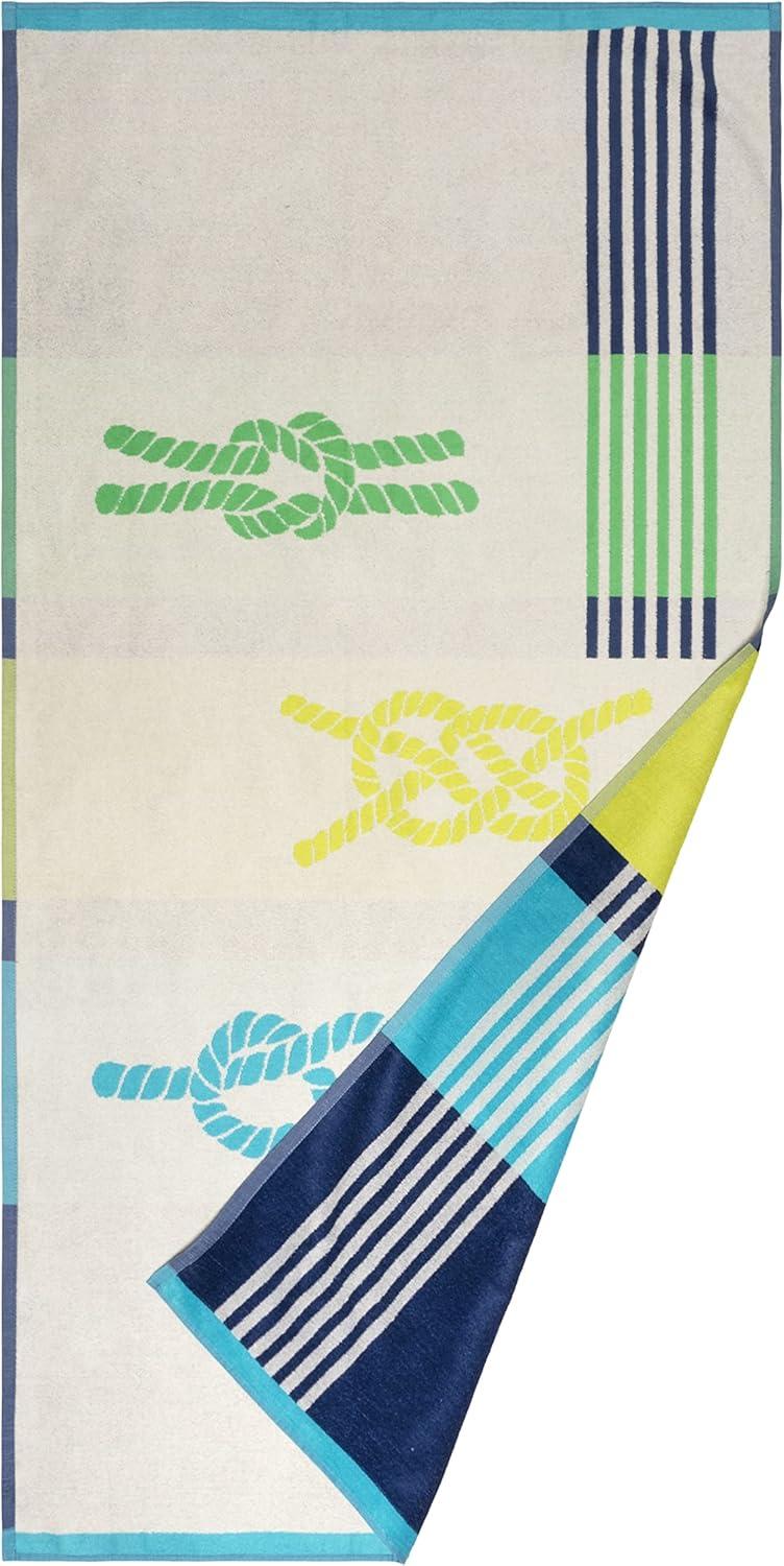Impressions Elmer Oversized Sailing Knots Beach Towel
