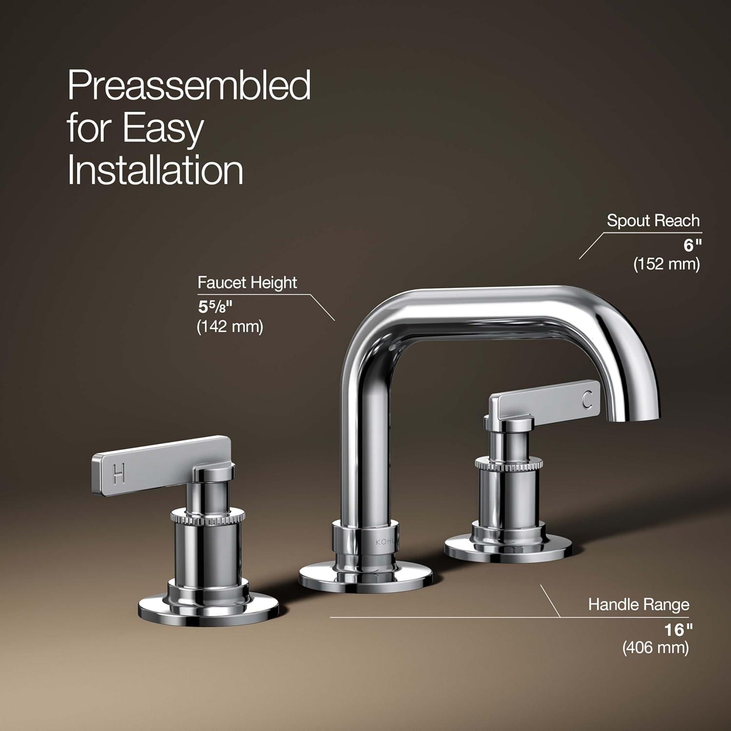 Castia by Studio McGee Widespread Bathroom Sink Faucet 1.2 GPM