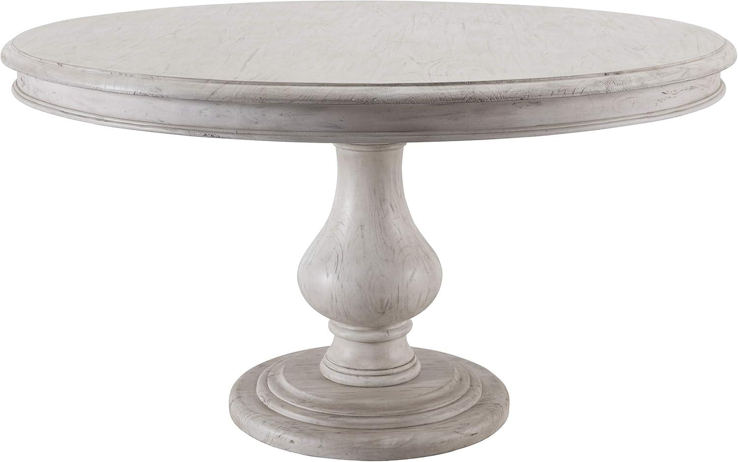 Kosas Home Adrienne 54" Round Dining Table, Antique White