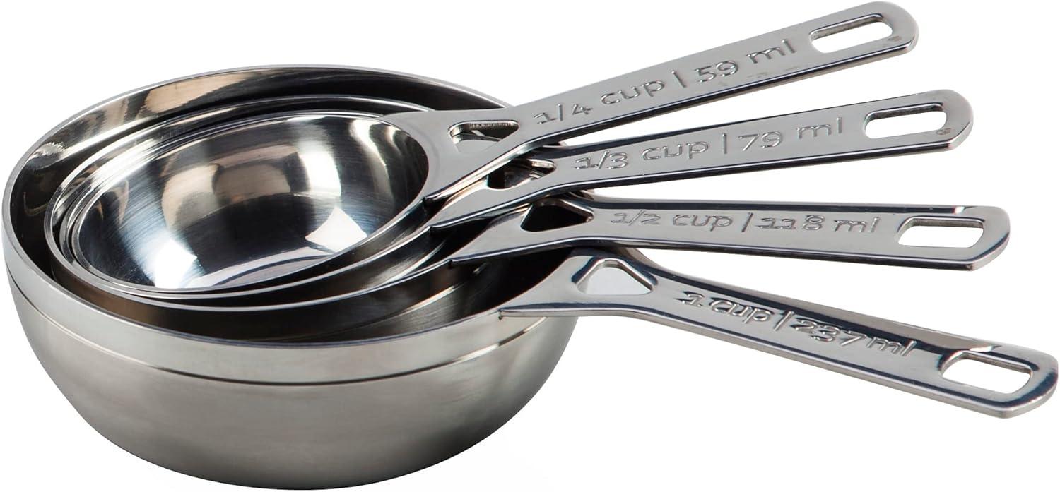 Stainless Steel Dishwasher Safe Measuring Cups Set of 4