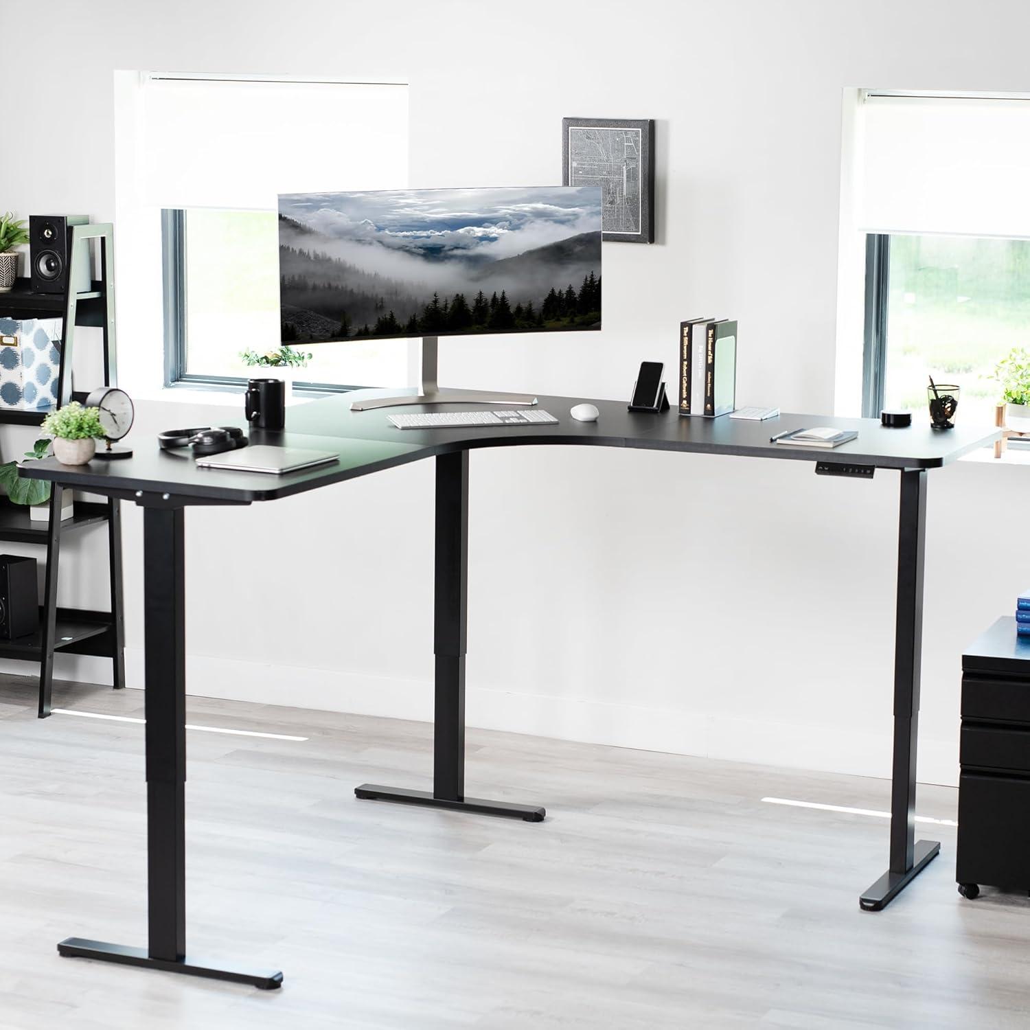 VIVO Electric Multi Motor Corner Desk Frame (DESK-V123E series)