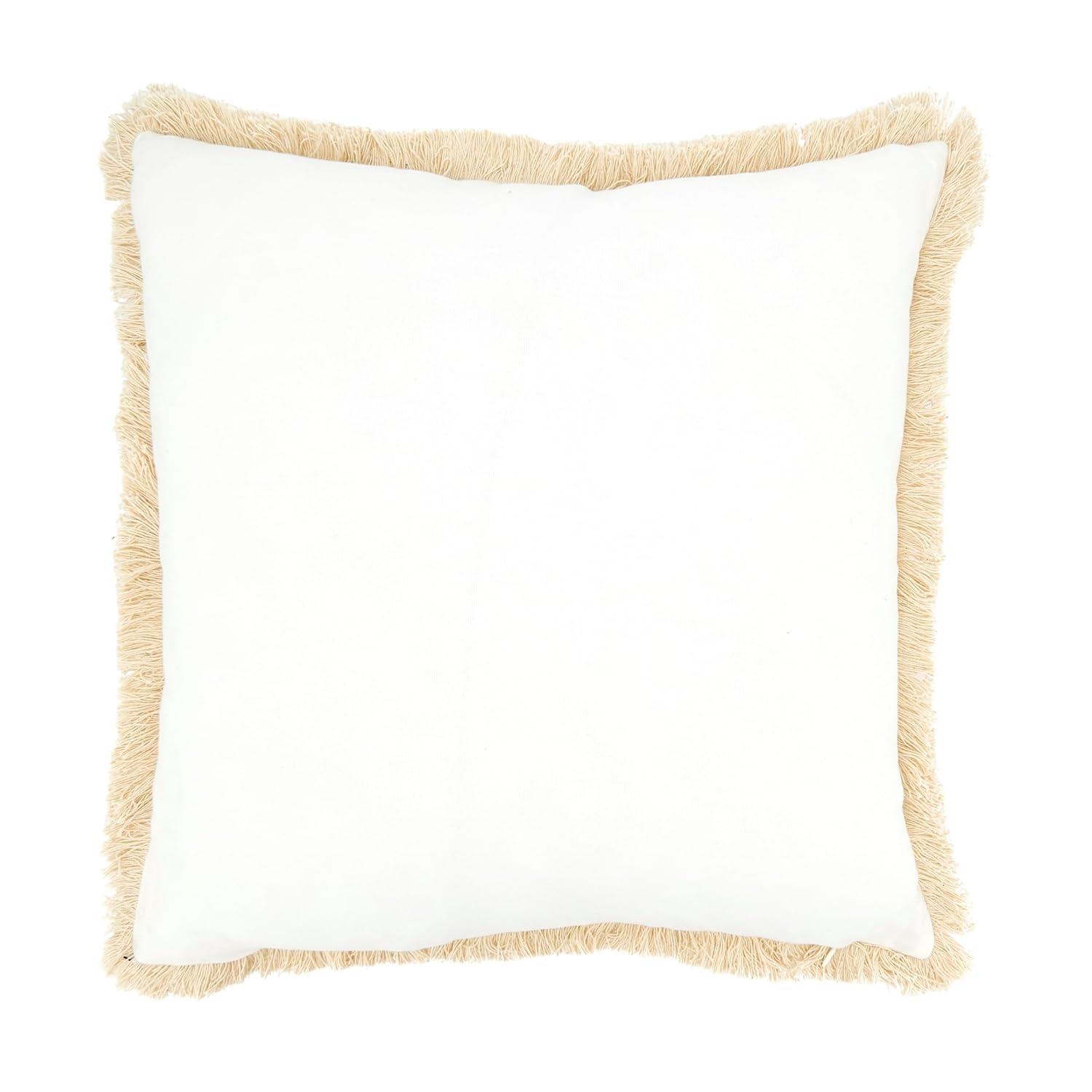 Saro Marcia Collection Cotton Throw Pillow