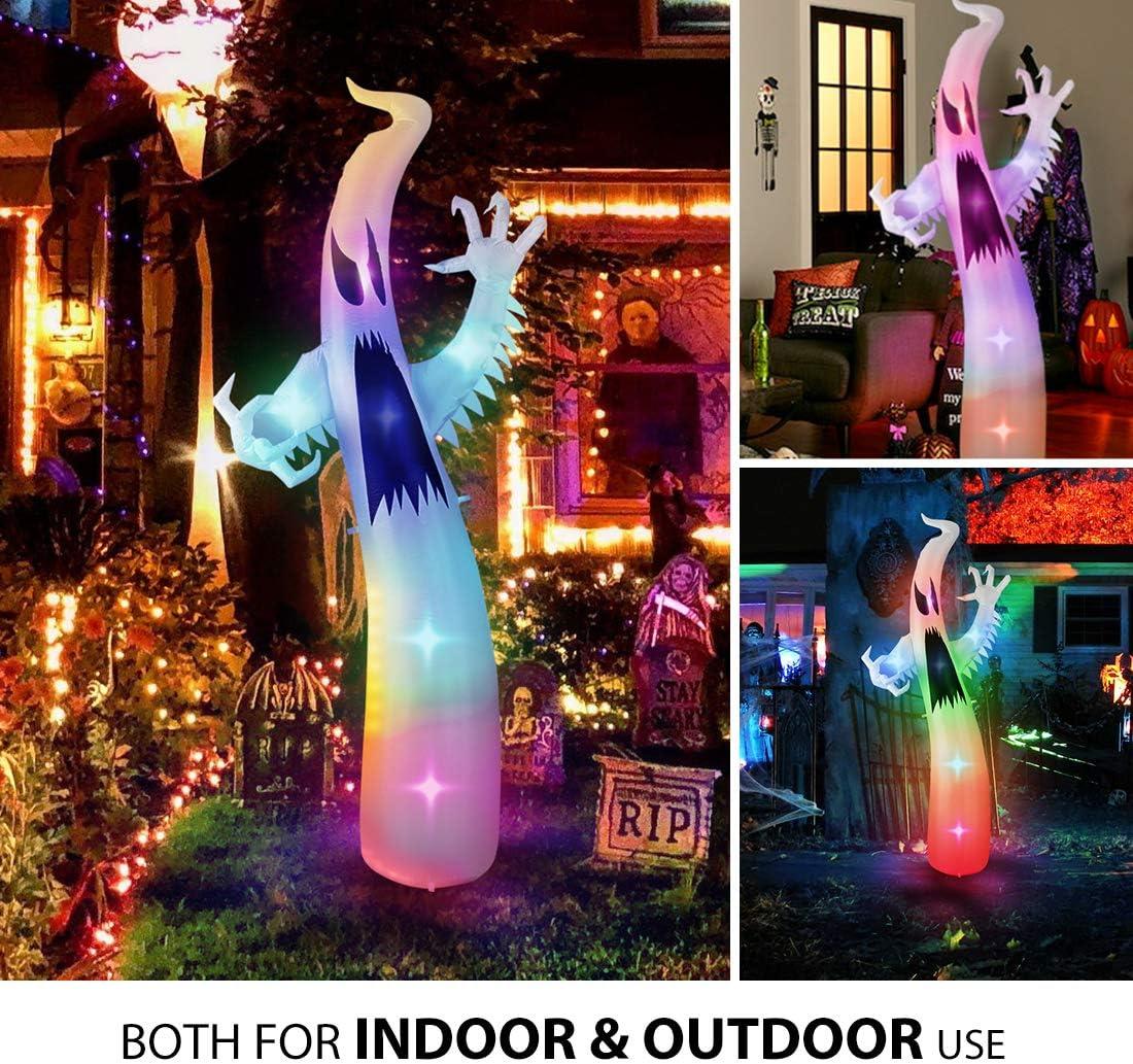 Halloween Inflatable Led White Ghost